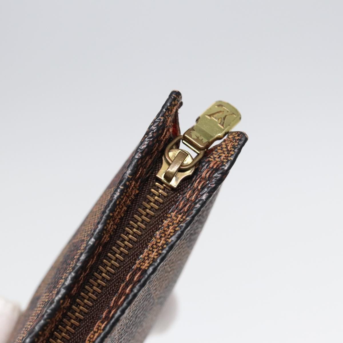 Louis Vuitton Poche Toilette Brown Canvas Clutch Bag (Pre-Owned) Size ONE SIZE - 15 Thumbnail