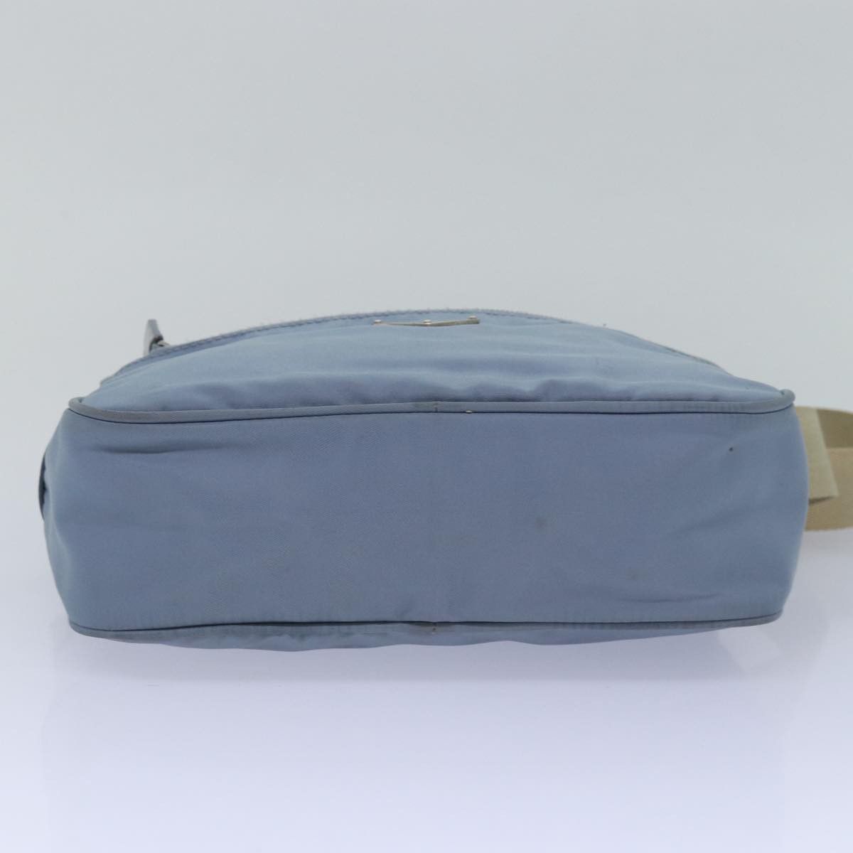 Prada Tessuto Blue Leather Shoulder Bag (Pre-Owned) Size ONE SIZE - 3 Thumbnail