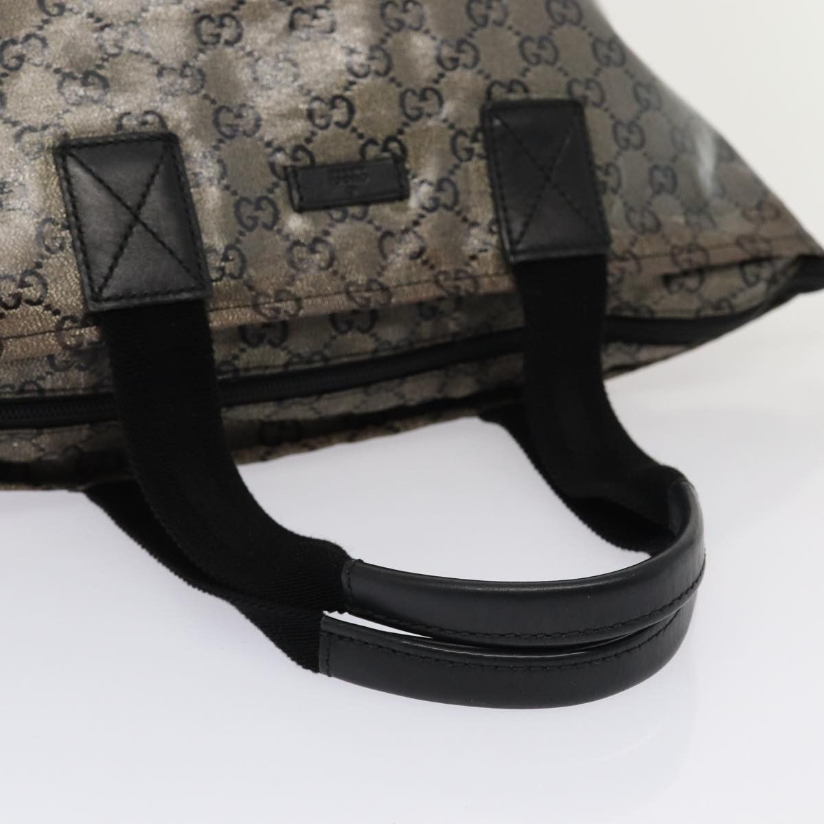 Gucci Gg Canvas Black Canvas Tote Bag (Pre-Owned) Size ONE SIZE - 17 Thumbnail