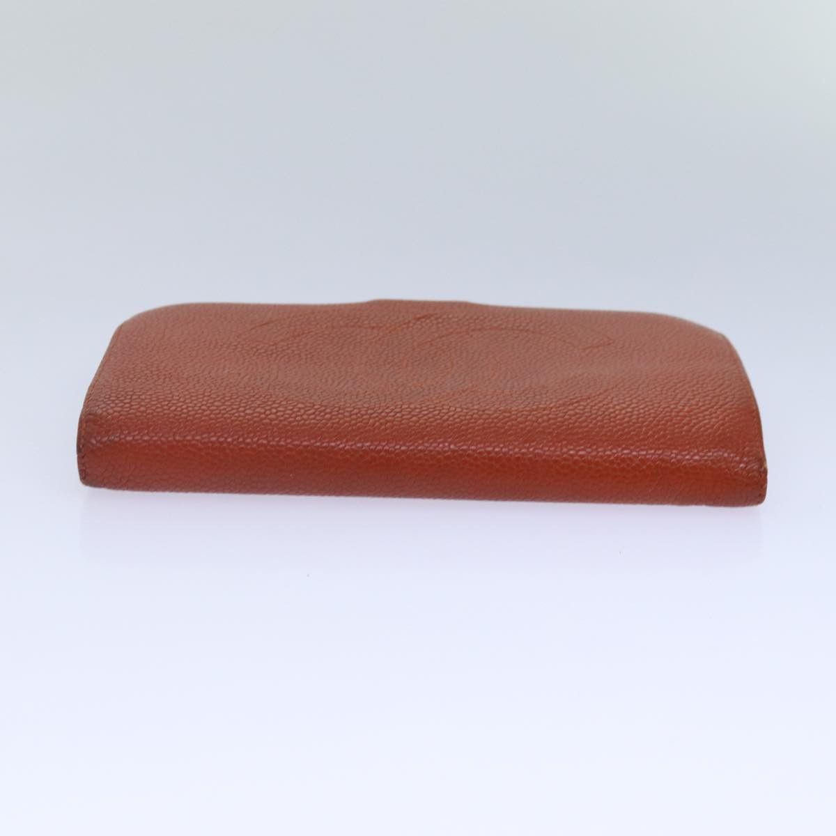 Chanel Porte Carte Orange Leather Wallet (Pre-Owned) Size ONE SIZE - 5 Thumbnail