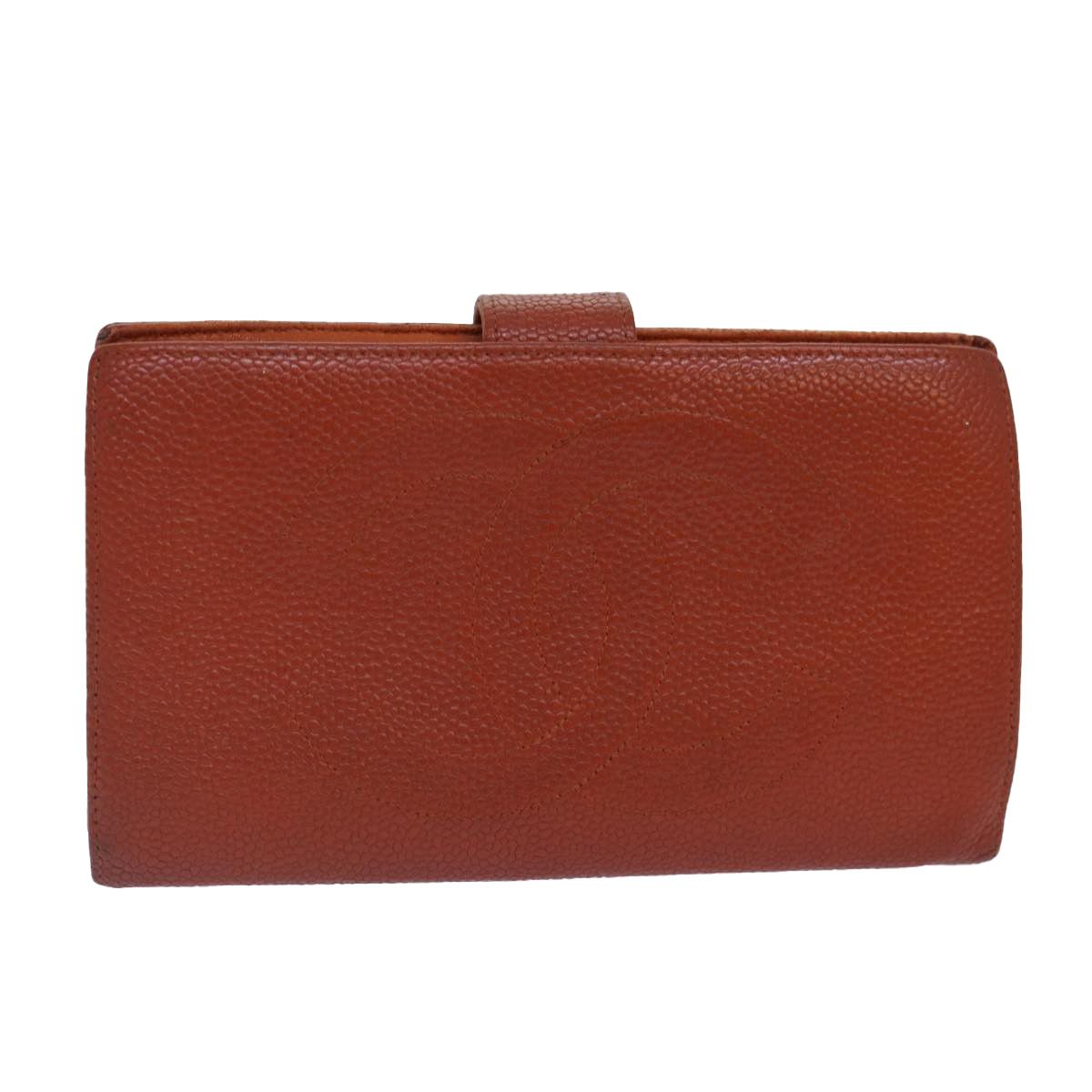 Chanel Porte Carte Orange Leather Wallet (Pre-Owned) Size ONE SIZE - 16 Thumbnail