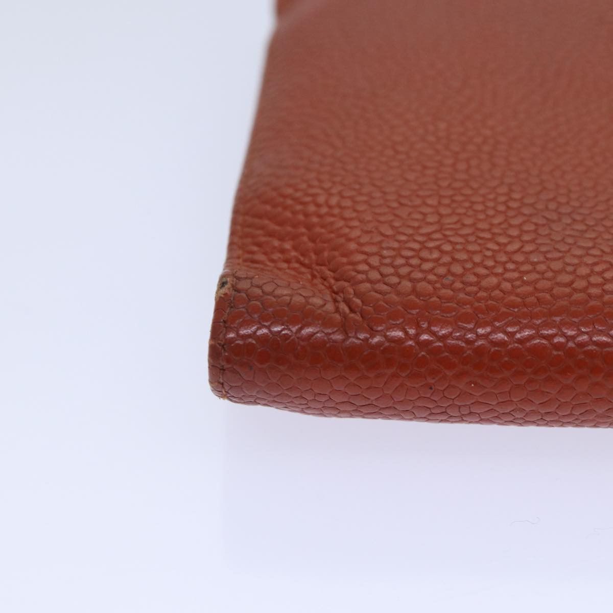 Chanel Porte Carte Orange Leather Wallet (Pre-Owned) Size ONE SIZE - 11 Thumbnail