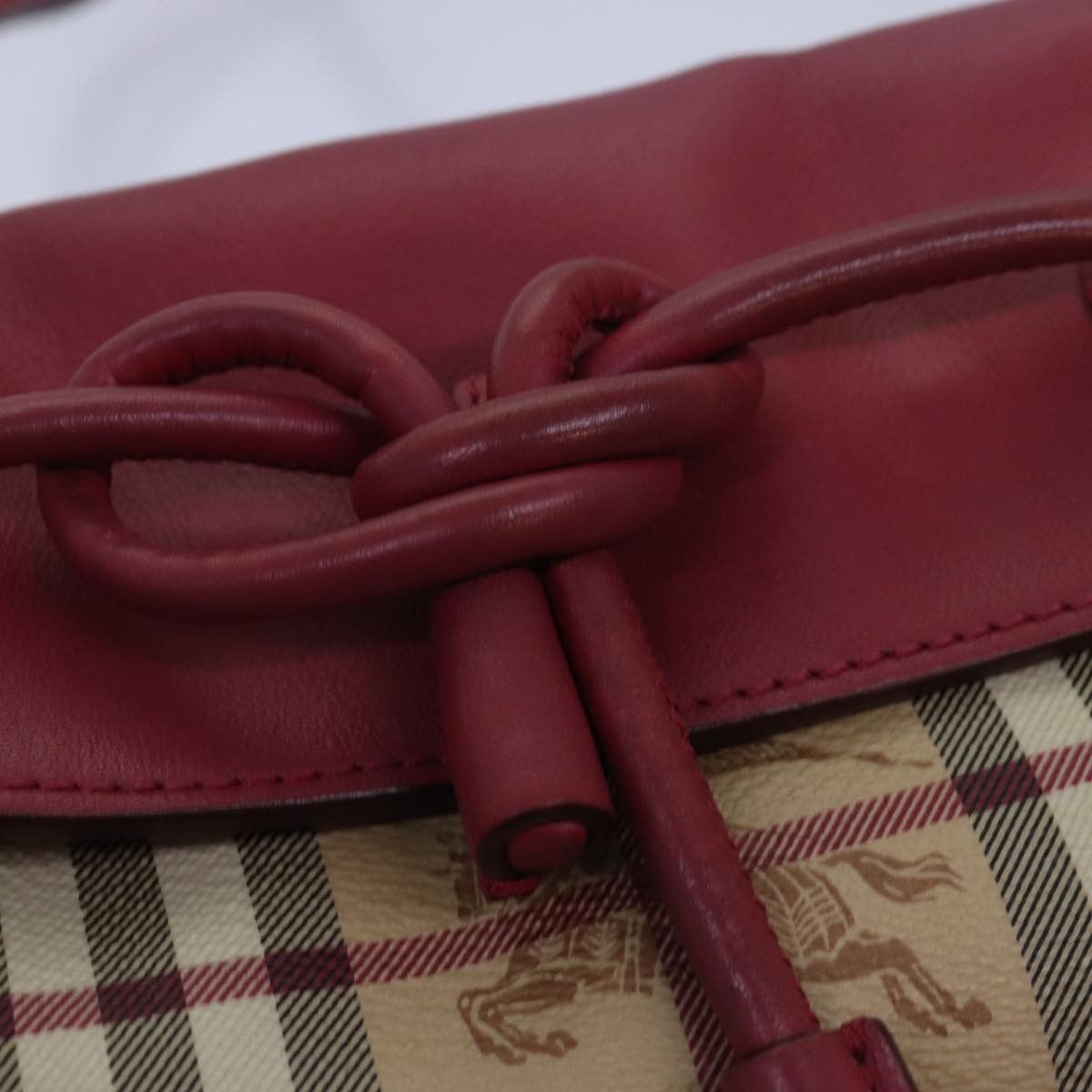 Burberry Nova Check Beige Canvas Shoulder Bag (Pre-Owned) Size ONE SIZE - 18 Thumbnail