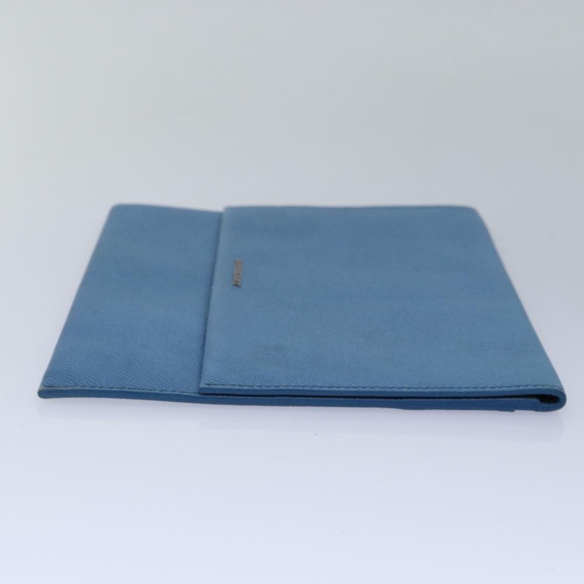 Burberry Blue Leather Clutch Bag (Pre-Owned) Size ONE SIZE - 4 Thumbnail