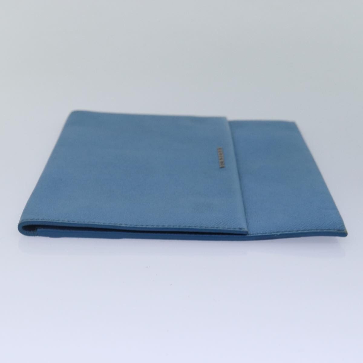 Burberry Blue Leather Clutch Bag (Pre-Owned) Size ONE SIZE - 3 Thumbnail