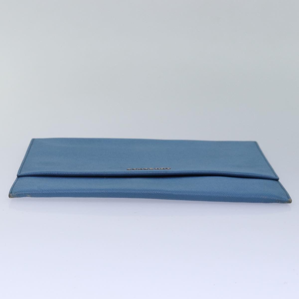 Burberry Blue Leather Clutch Bag (Pre-Owned) Size ONE SIZE - 14 Thumbnail