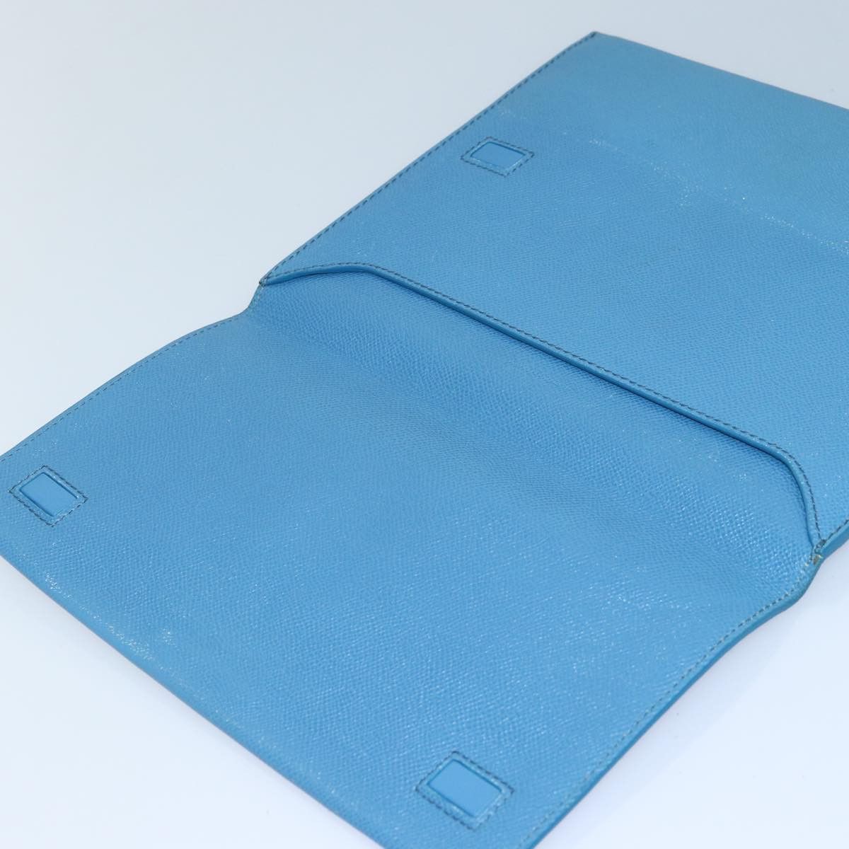 Burberry Blue Leather Clutch Bag (Pre-Owned) Size ONE SIZE - 15 Thumbnail