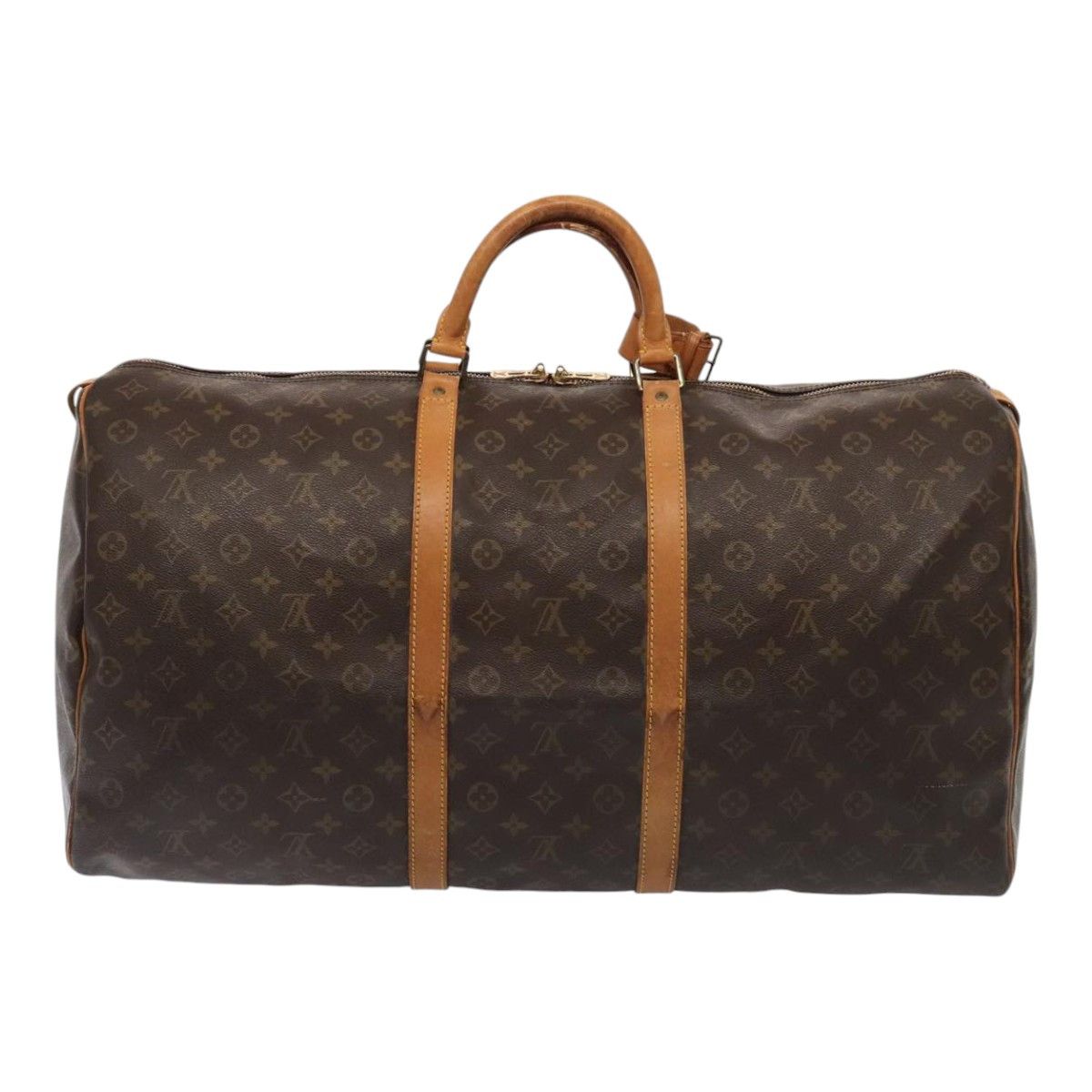 Louis Vuitton Keepall 60 Brown Canvas Travel Bag (Pre-Owned) Size ONE SIZE - 2 Thumbnail