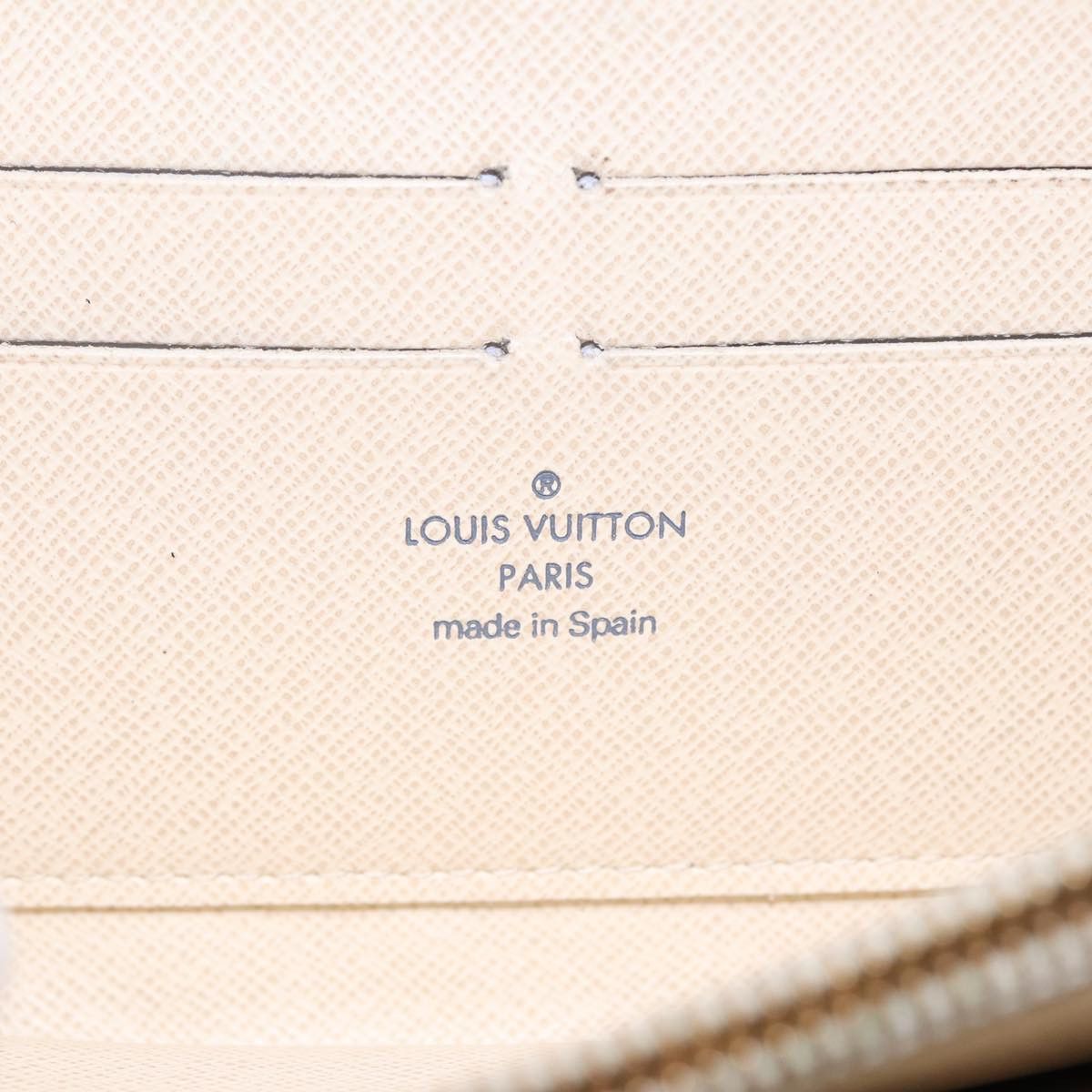 Louis Vuitton Portefeuille Zippy White Canvas Wallet (Pre-Owned) Size ONE SIZE - 7 Thumbnail
