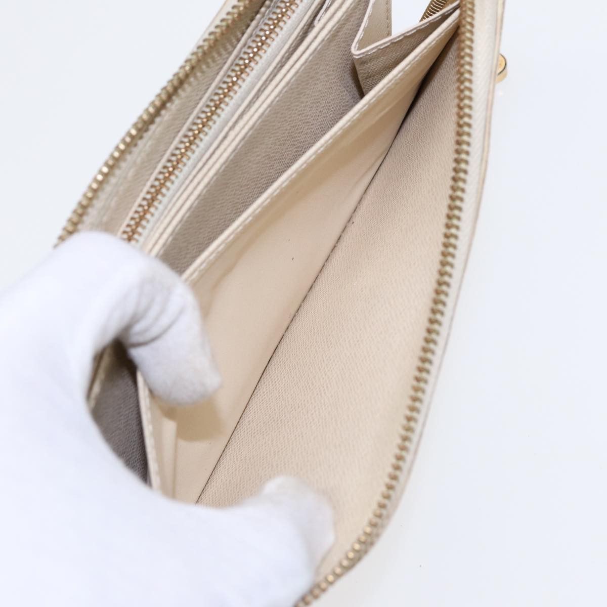 Louis Vuitton Portefeuille Zippy White Canvas Wallet (Pre-Owned) Size ONE SIZE - 20 Thumbnail