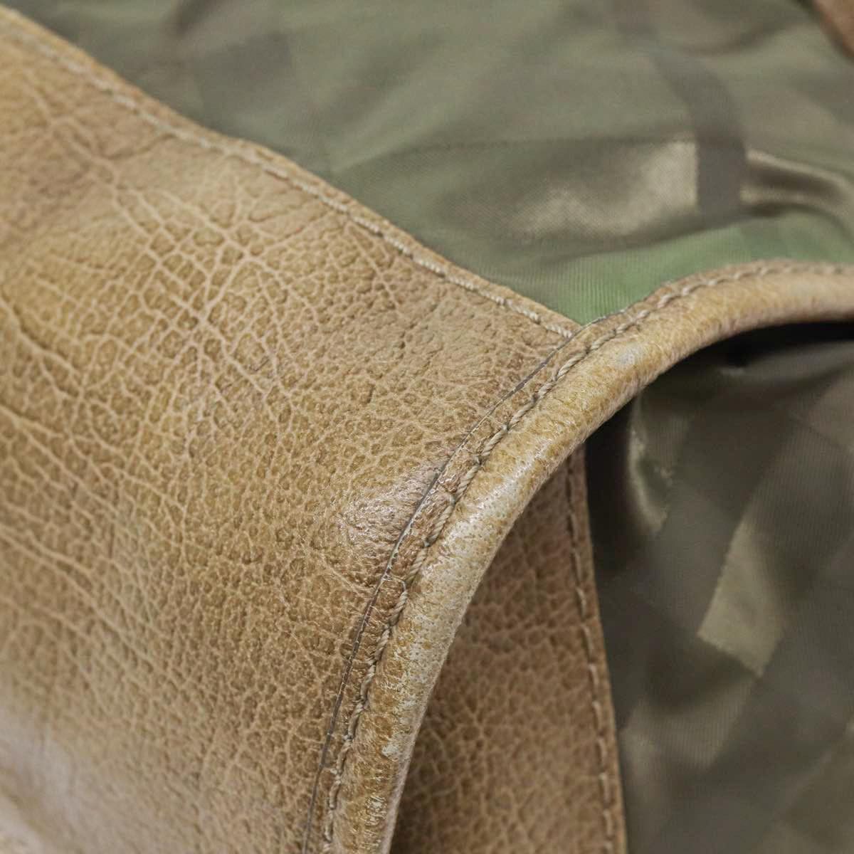 Burberry Smoke Check Khaki Synthetic Shoulder Bag (Pre-Owned) Size ONE SIZE - 8 Thumbnail