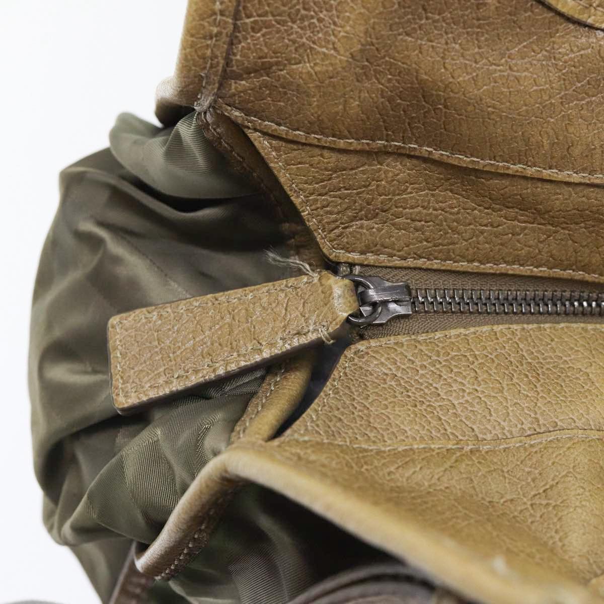 Burberry Smoke Check Khaki Synthetic Shoulder Bag (Pre-Owned) Size ONE SIZE - 11 Thumbnail