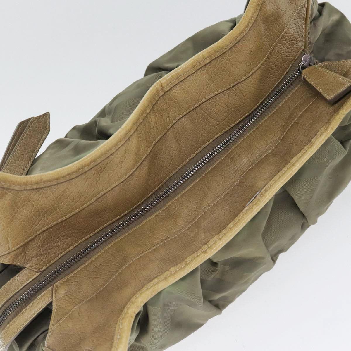 Burberry Smoke Check Khaki Synthetic Shoulder Bag (Pre-Owned) Size ONE SIZE - 16 Thumbnail