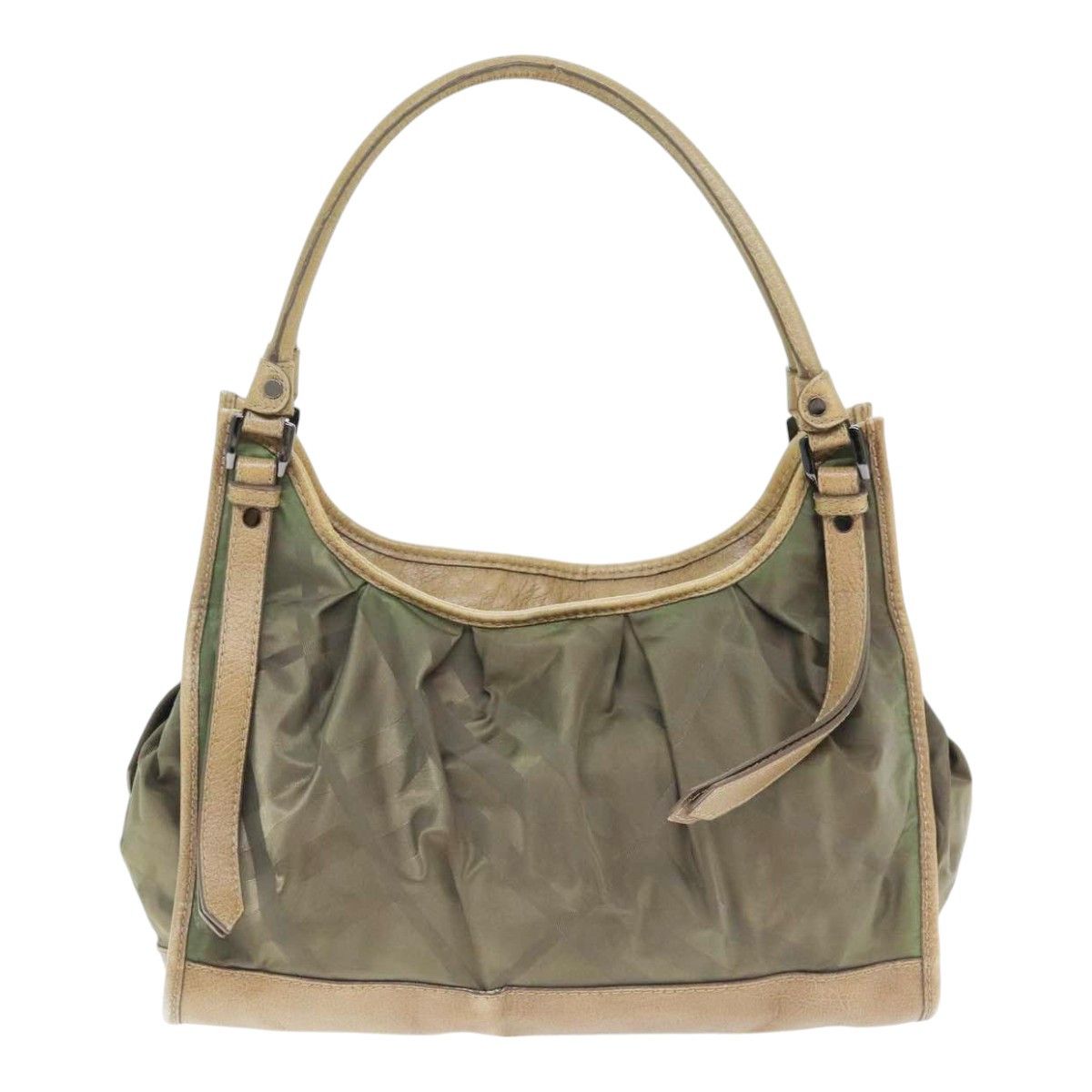 Burberry Smoke Check Khaki Synthetic Shoulder Bag (Pre-Owned) Size ONE SIZE - 2 Thumbnail
