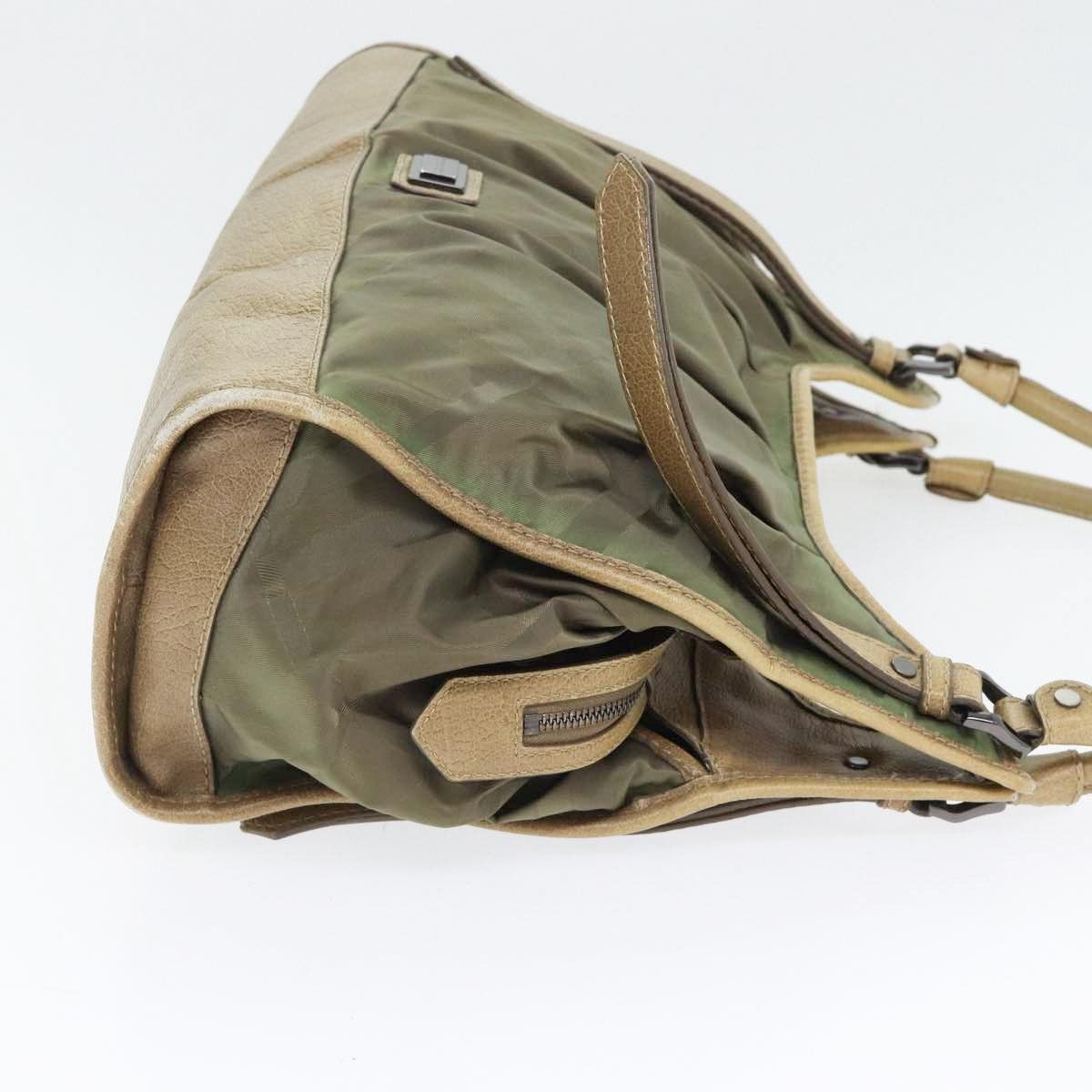 Burberry Smoke Check Khaki Synthetic Shoulder Bag (Pre-Owned) Size ONE SIZE - 3 Thumbnail