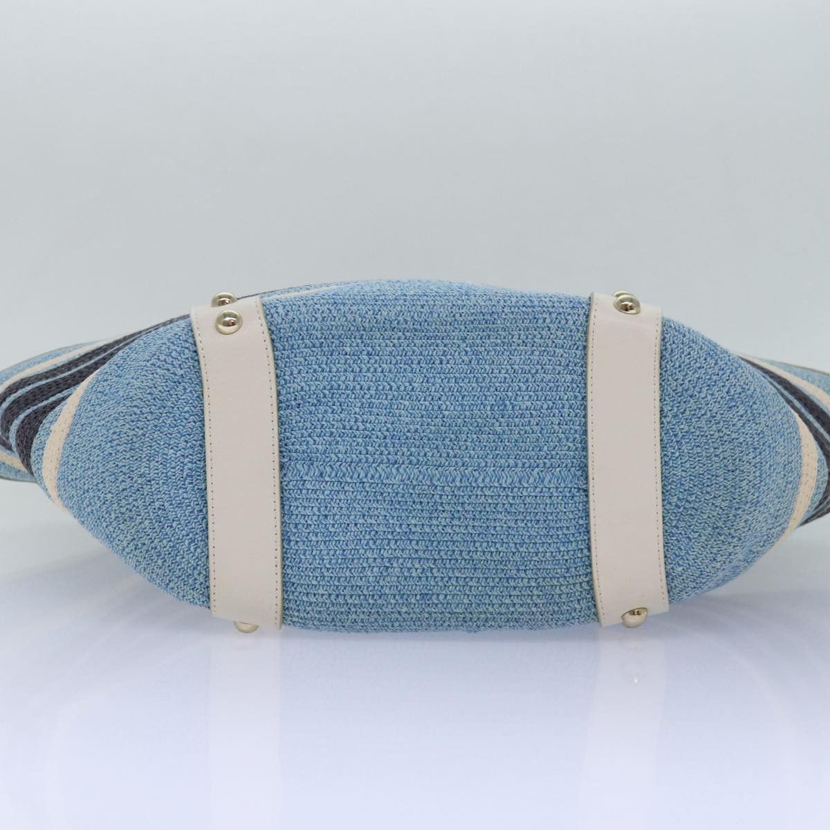 Burberry Blue Canvas Tote Bag (Pre-Owned) Size ONE SIZE - 3 Thumbnail