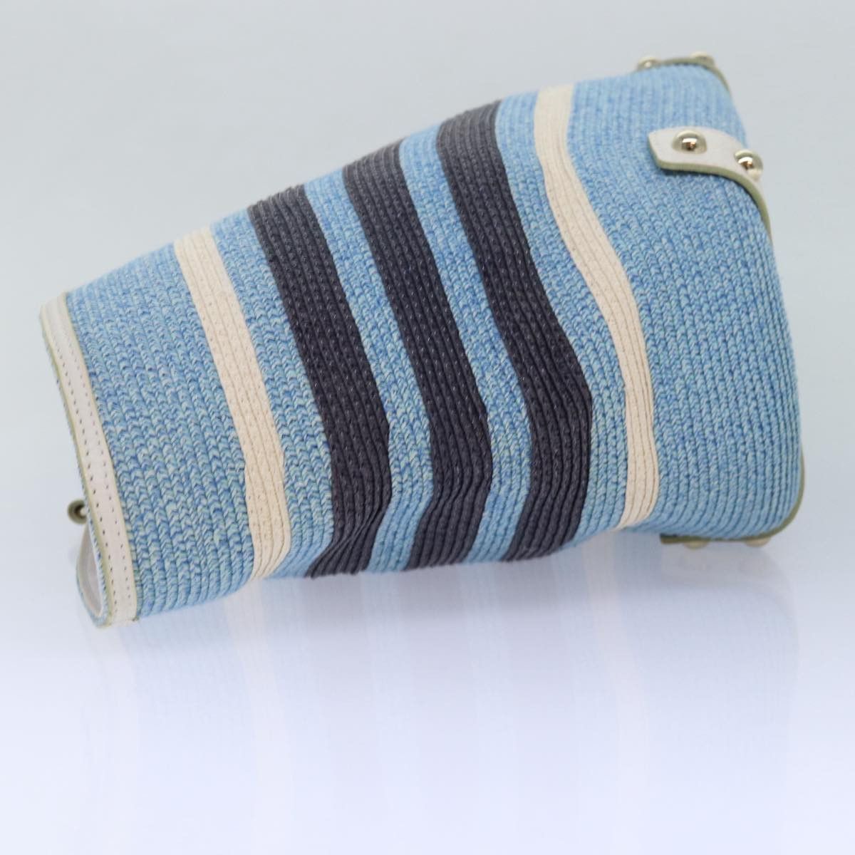 Burberry Blue Canvas Tote Bag (Pre-Owned) Size ONE SIZE - 9 Thumbnail