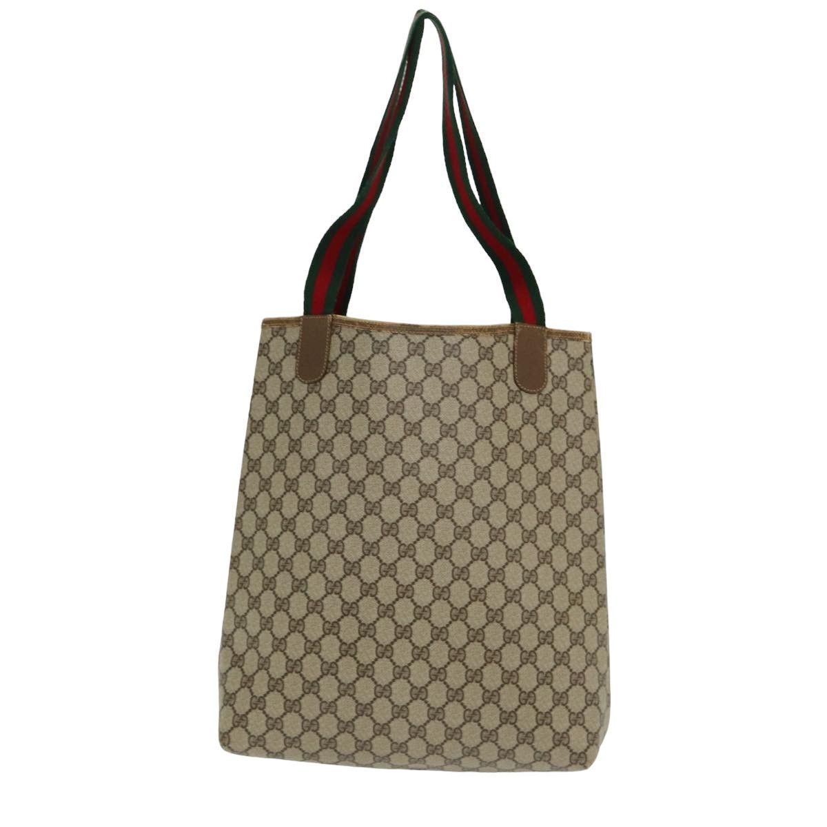 Gucci Gg Canvas Beige Canvas Tote Bag (Pre-Owned) Size ONE SIZE - 3 Thumbnail