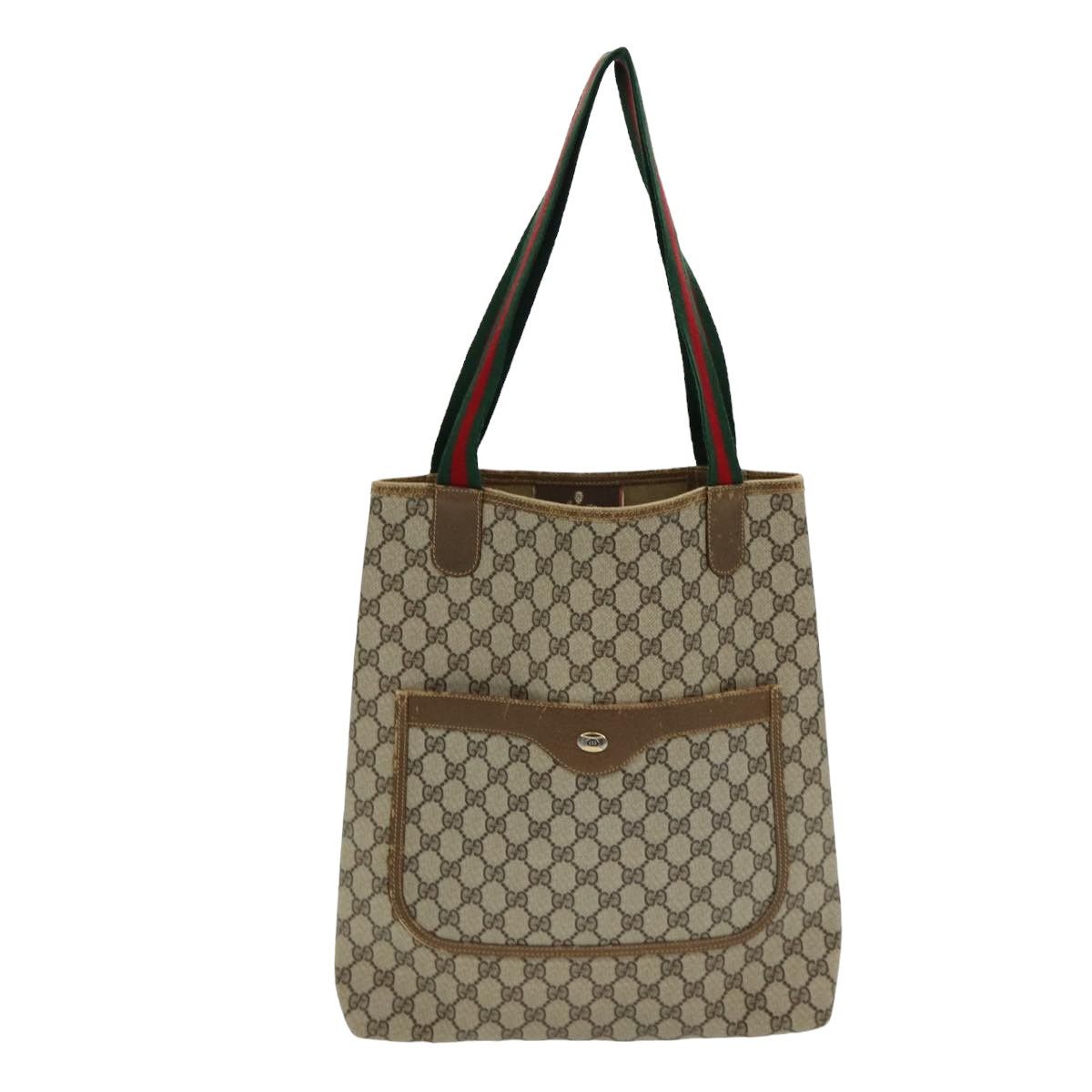 Gucci Gg Canvas Beige Canvas Tote Bag (Pre-Owned) Size ONE SIZE - 2 Thumbnail