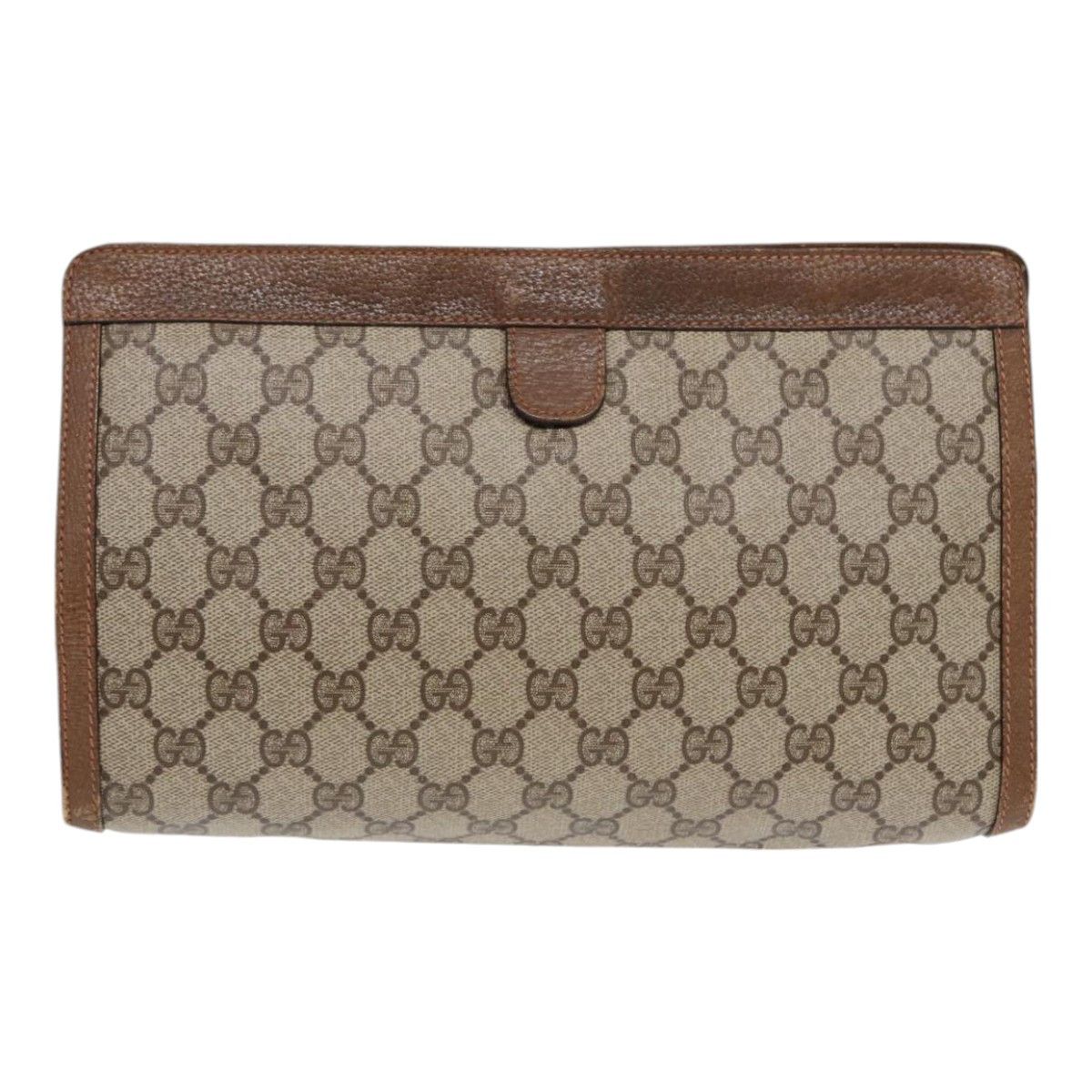 Gucci Ophidia Beige Canvas Clutch Bag (Pre-Owned) Size ONE SIZE - 2 Thumbnail