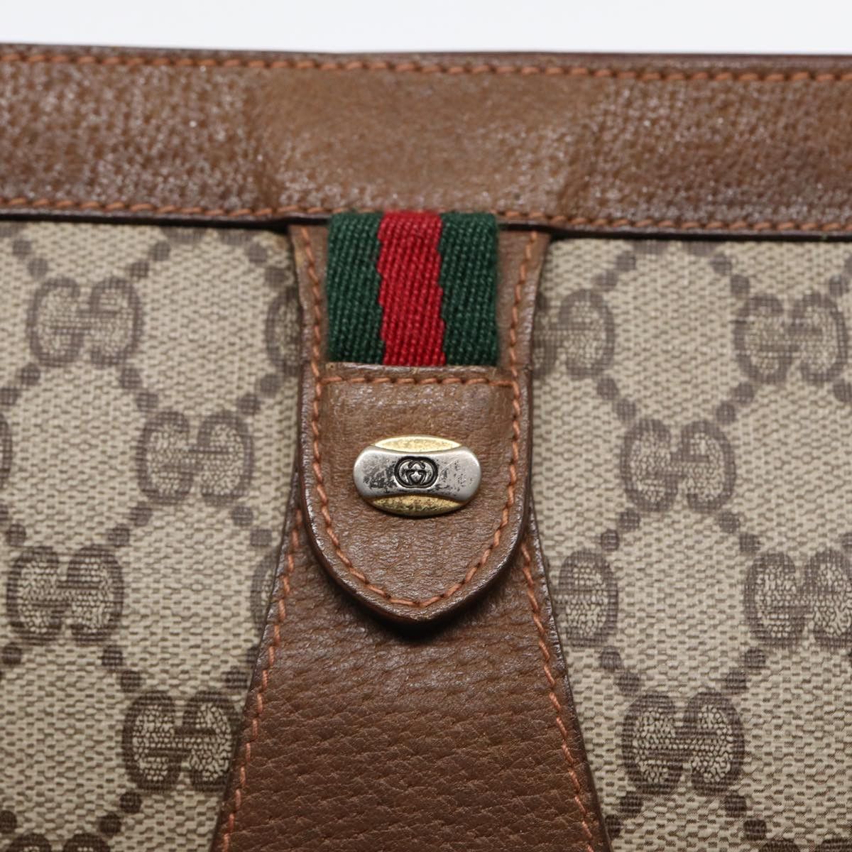 Gucci Ophidia Beige Canvas Clutch Bag (Pre-Owned) Size ONE SIZE - 14 Thumbnail