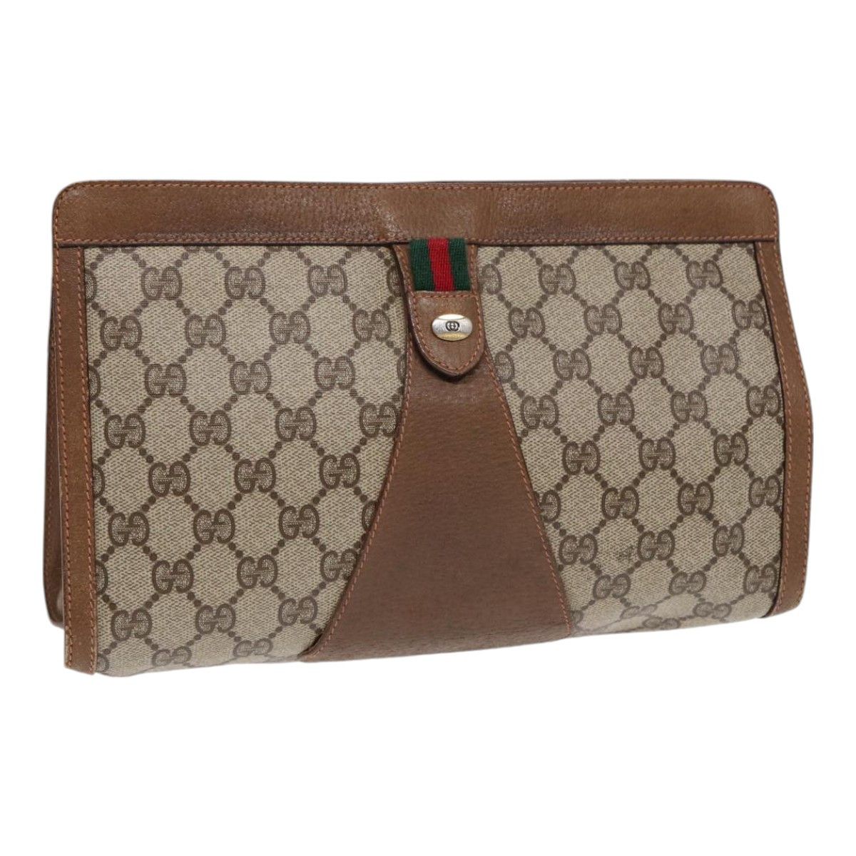 Gucci Ophidia Beige Canvas Clutch Bag (Pre-Owned) Size ONE SIZE - 16 Thumbnail