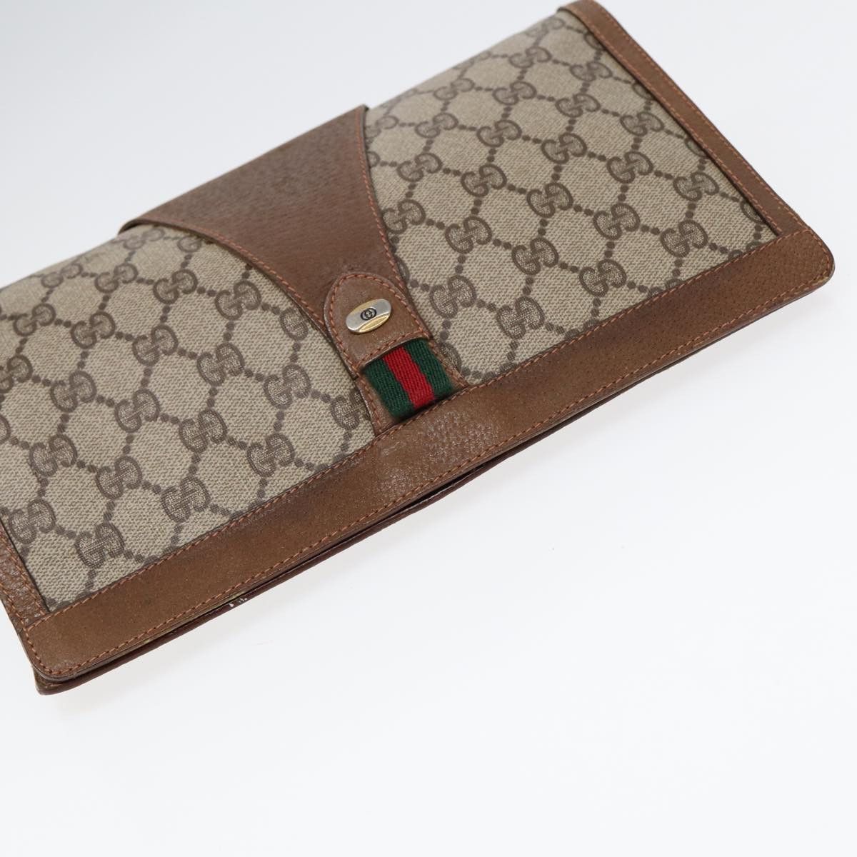 Gucci Ophidia Beige Canvas Clutch Bag (Pre-Owned) Size ONE SIZE - 4 Thumbnail