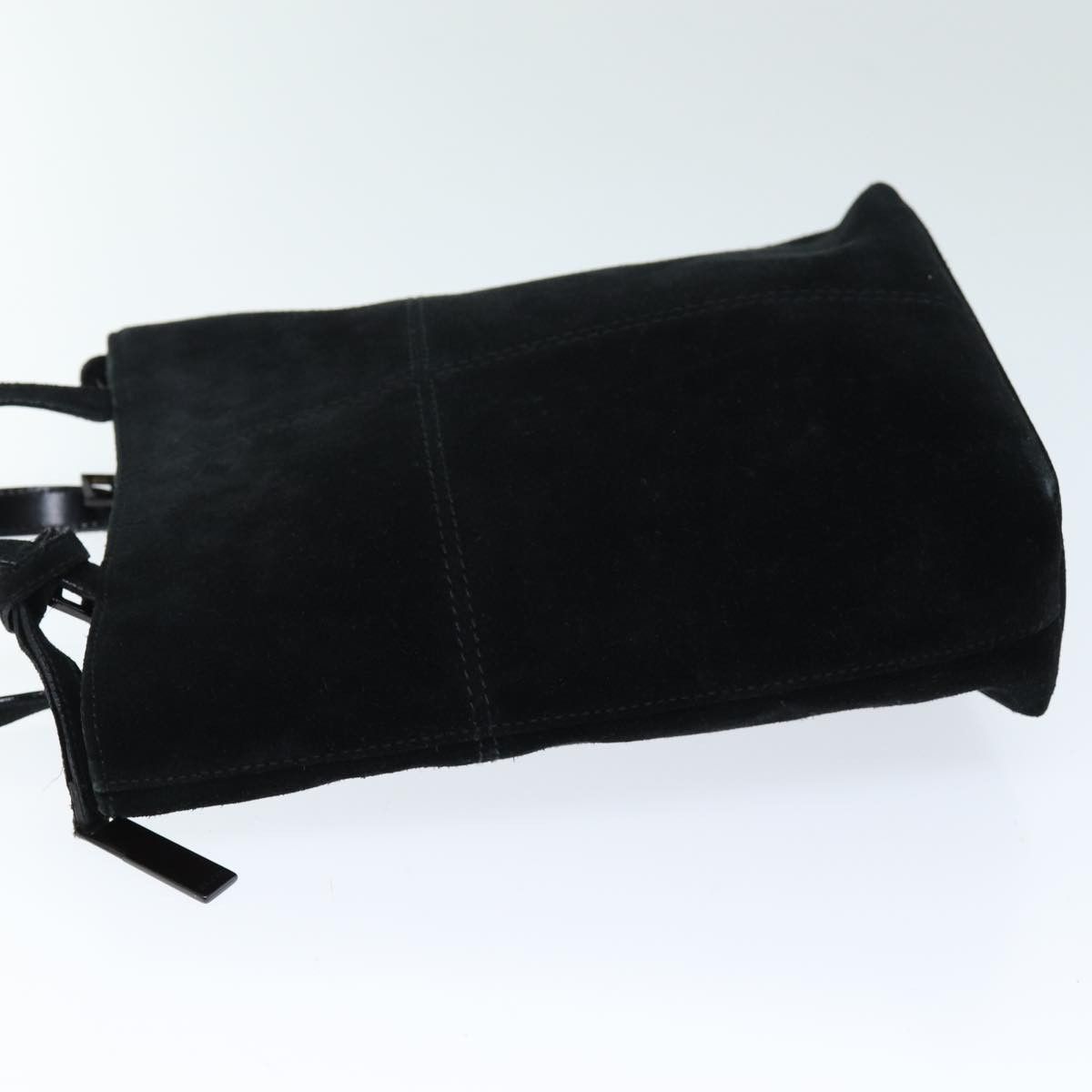 Gucci Sylvie Black Suede Handbag (Pre-Owned) Size ONE SIZE - 13 Thumbnail