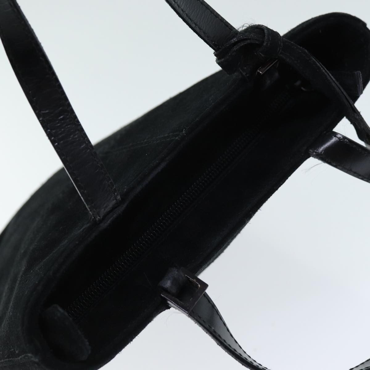 Gucci Sylvie Black Suede Handbag (Pre-Owned) Size ONE SIZE - 5 Thumbnail
