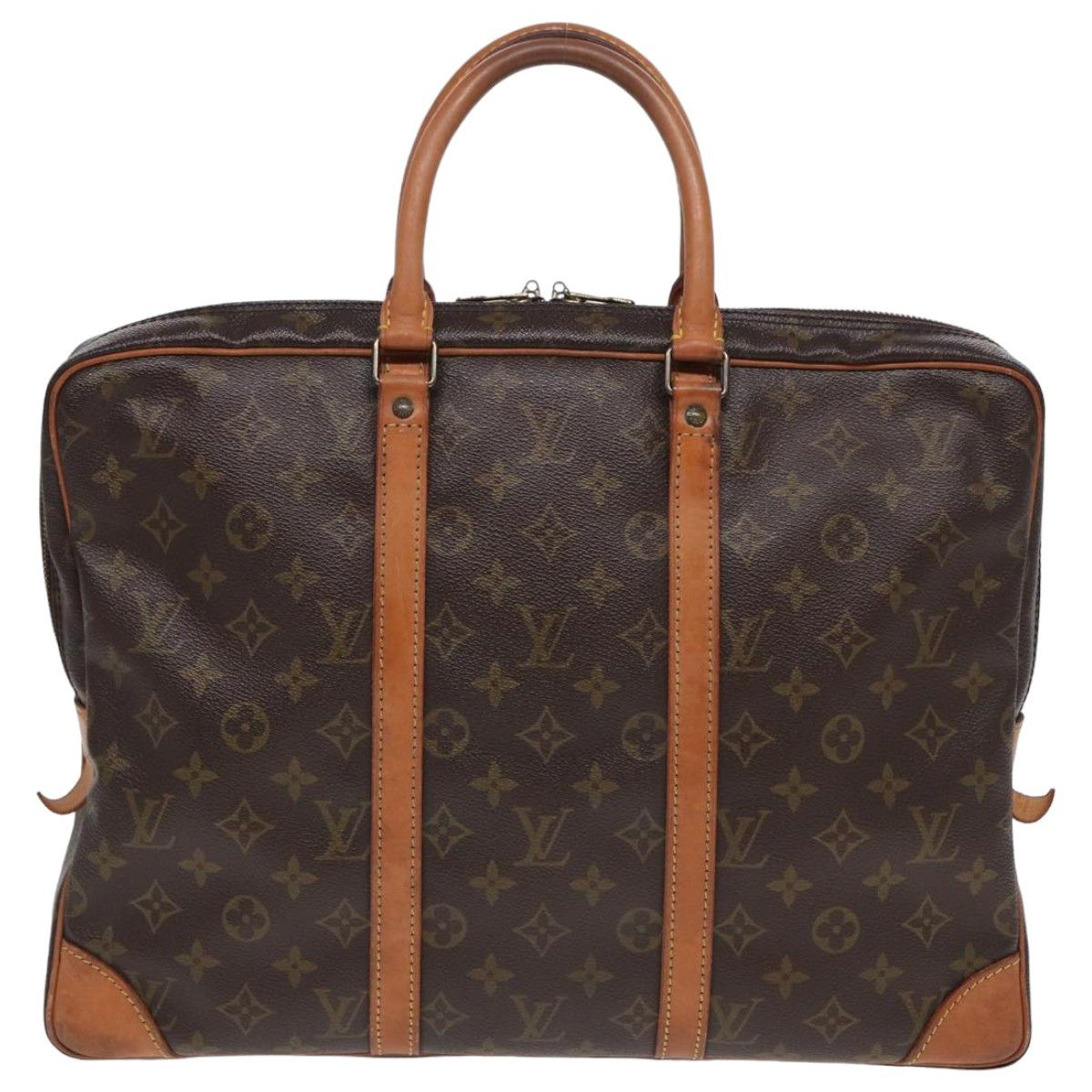 Louis Vuitton Voyage Brown Canvas Handbag (Pre-Owned) Size ONE SIZE - 2 Thumbnail