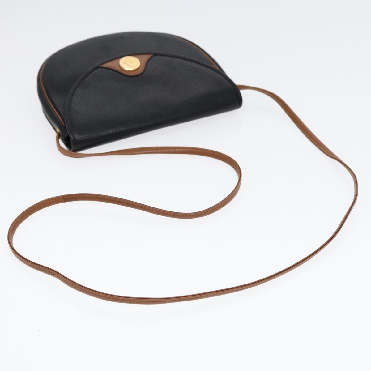 Dior Cd Black Leather Shoulder Bag (Pre-Owned) Size ONE SIZE - 4 Thumbnail