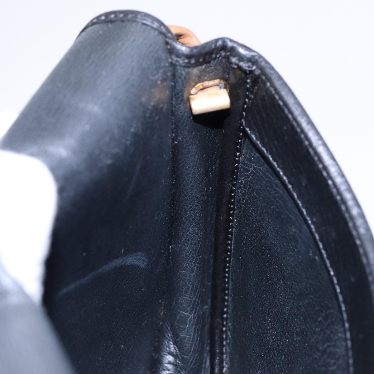 Dior Cd Black Leather Shoulder Bag (Pre-Owned) Size ONE SIZE - 9 Thumbnail