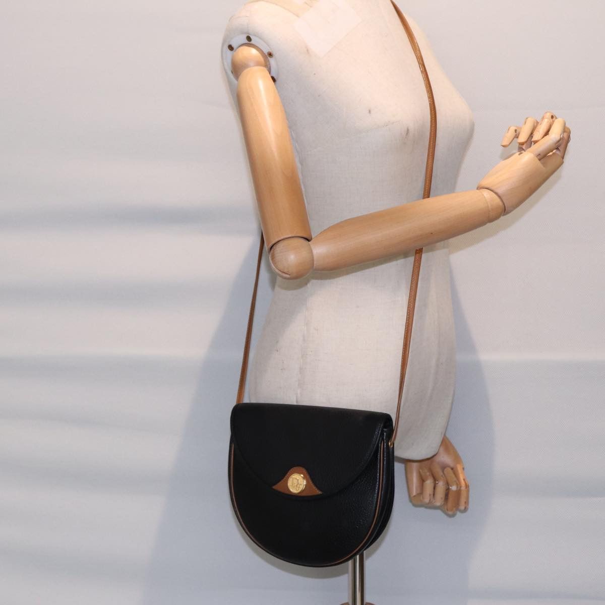 Dior Cd Black Leather Shoulder Bag (Pre-Owned) Size ONE SIZE - 10 Thumbnail