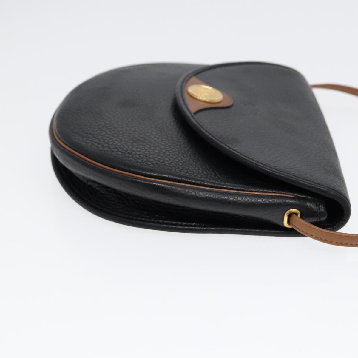 Dior Cd Black Leather Shoulder Bag (Pre-Owned) Size ONE SIZE - 3 Thumbnail