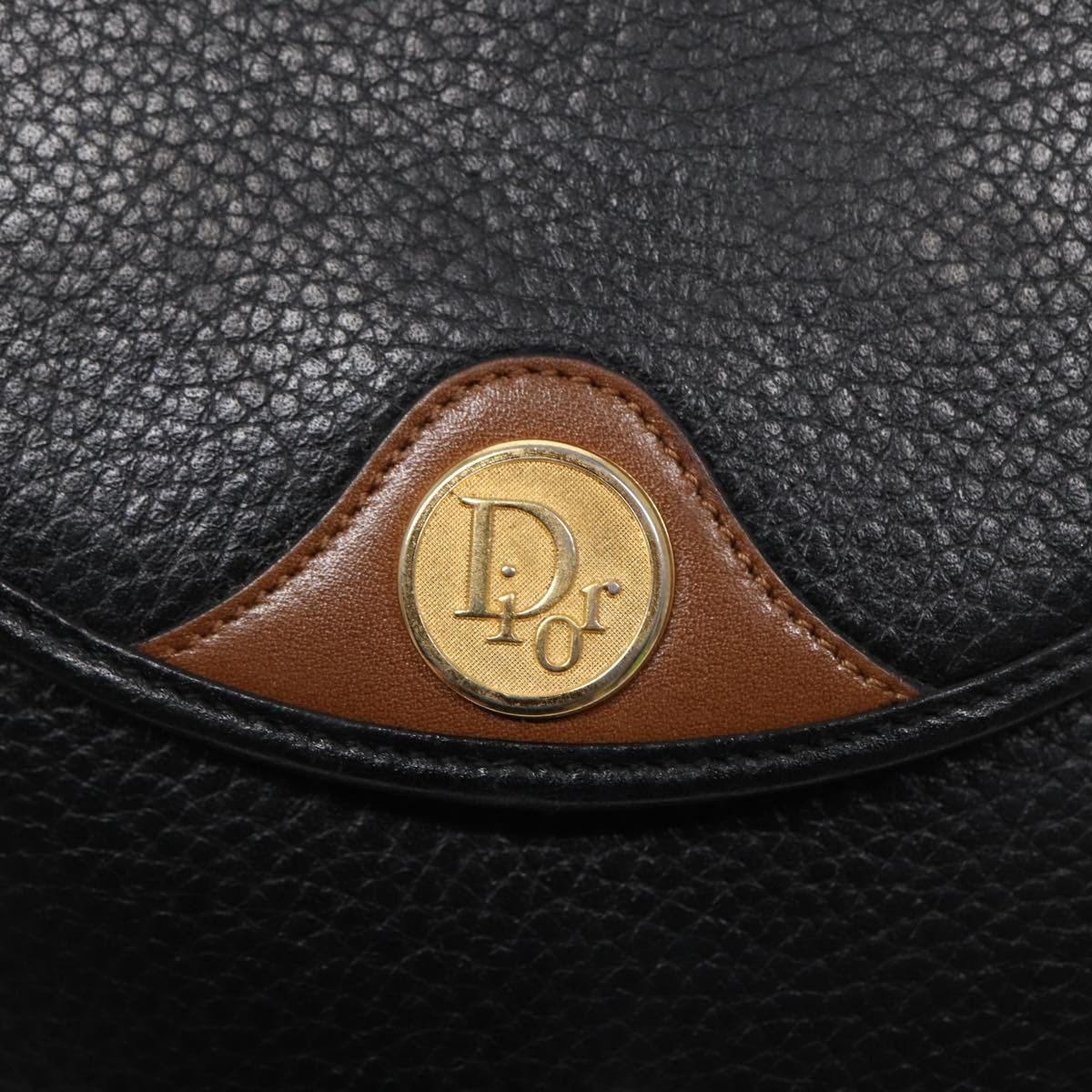 Dior Cd Black Leather Shoulder Bag (Pre-Owned) Size ONE SIZE - 6 Thumbnail