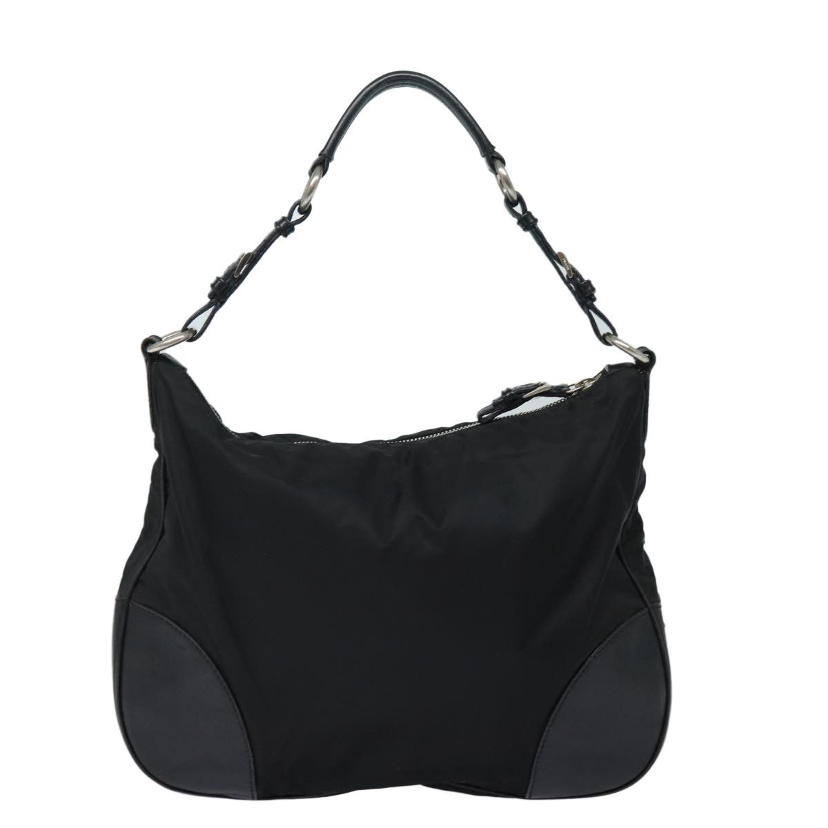 Prada Tessuto Black Synthetic Shoulder Bag (Pre-Owned) Size ONE SIZE - 2 Thumbnail