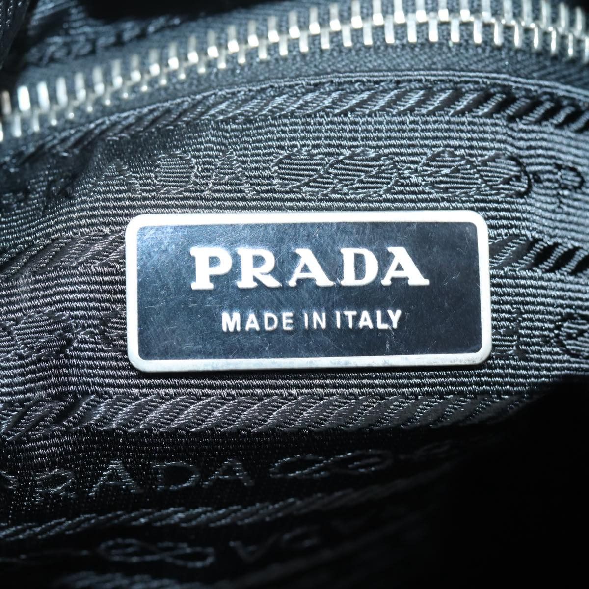 Prada Tessuto Black Synthetic Shoulder Bag (Pre-Owned) Size ONE SIZE - 9 Thumbnail