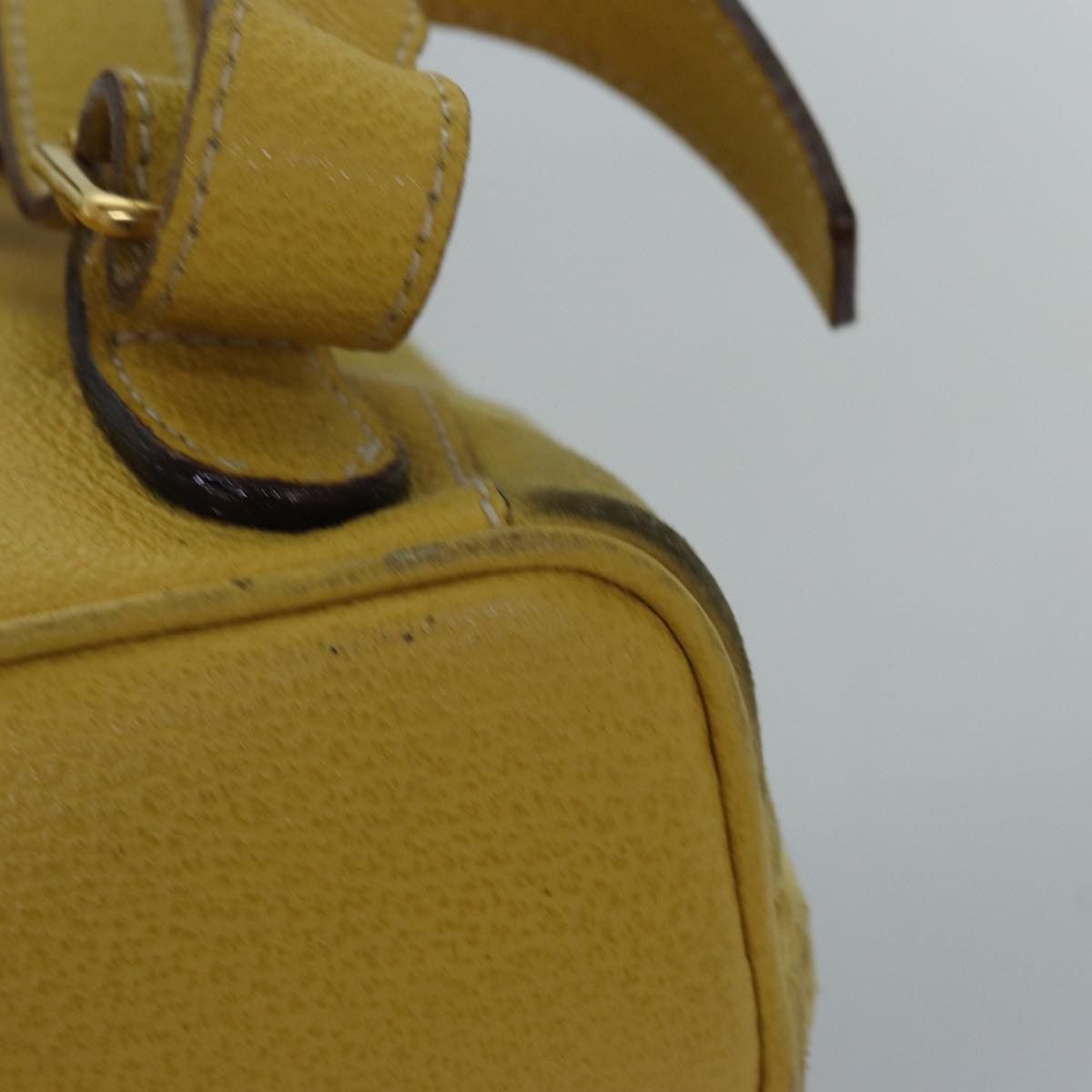 Gucci Bamboo Yellow Suede Backpack Bag (Pre-Owned) Size ONE SIZE - 19 Thumbnail