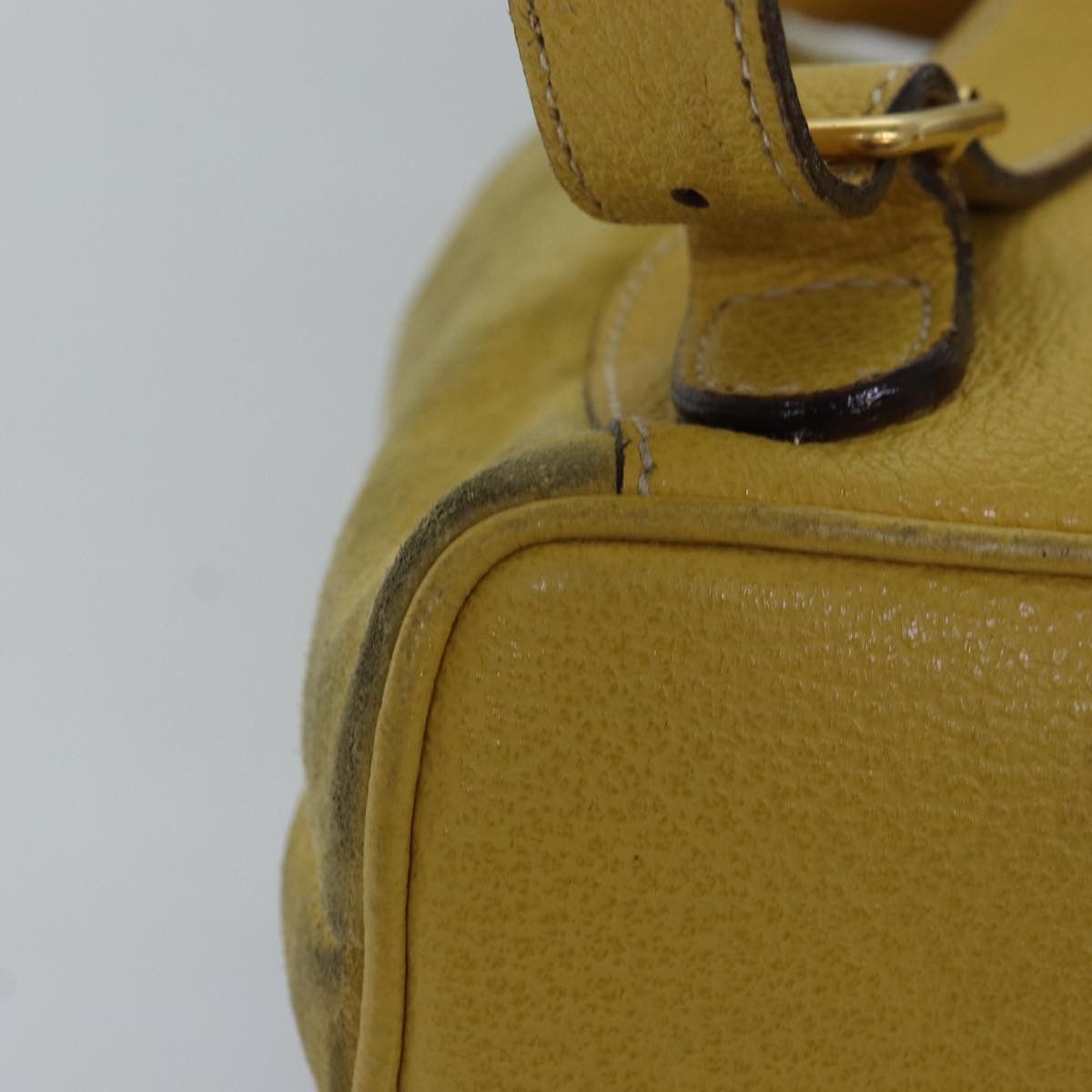 Gucci Bamboo Yellow Suede Backpack Bag (Pre-Owned) Size ONE SIZE - 18 Thumbnail