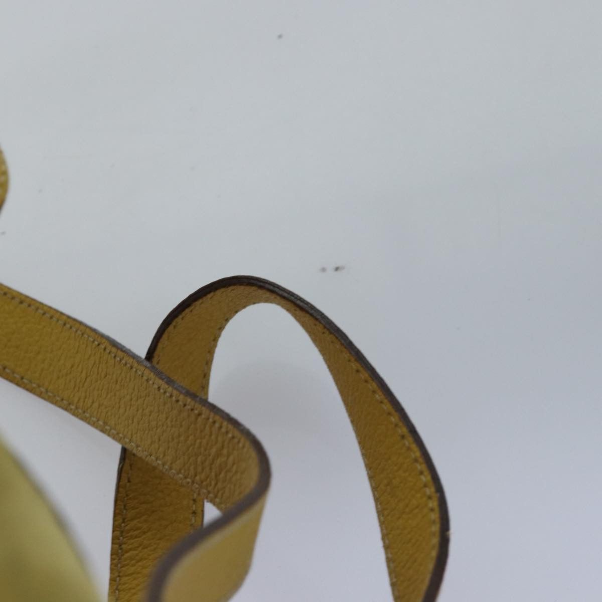 Gucci Bamboo Yellow Suede Backpack Bag (Pre-Owned) Size ONE SIZE - 14 Thumbnail