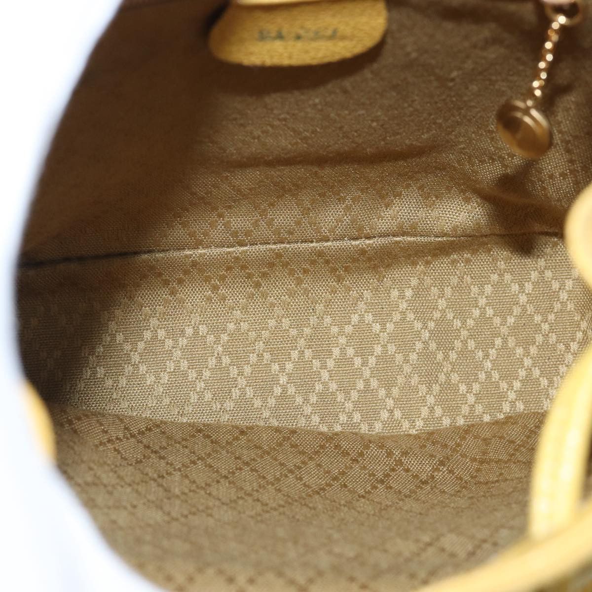 Gucci Bamboo Yellow Suede Backpack Bag (Pre-Owned) Size ONE SIZE - 5 Thumbnail