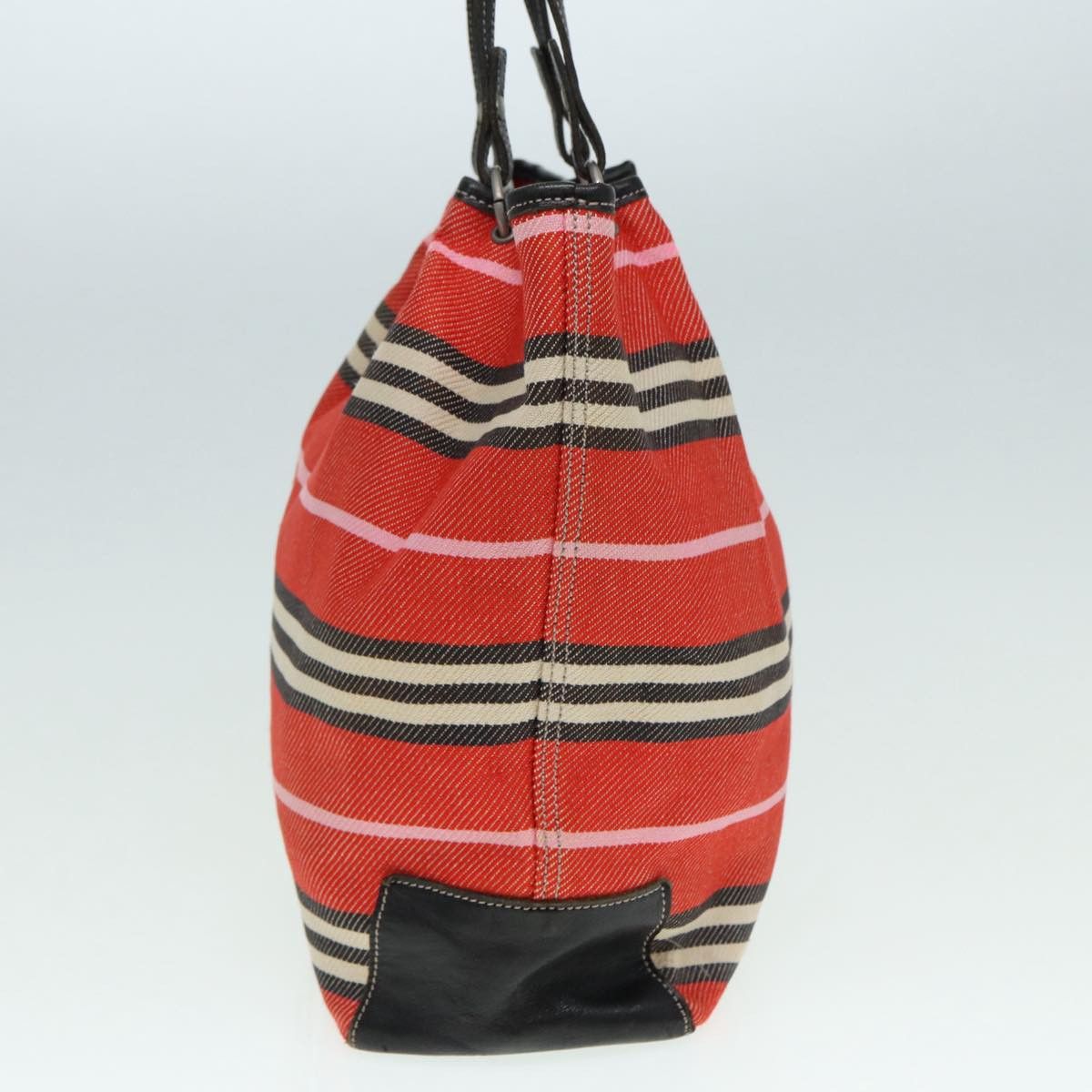 Burberry Red Canvas Tote Bag (Pre-Owned) Size ONE SIZE - 4 Thumbnail