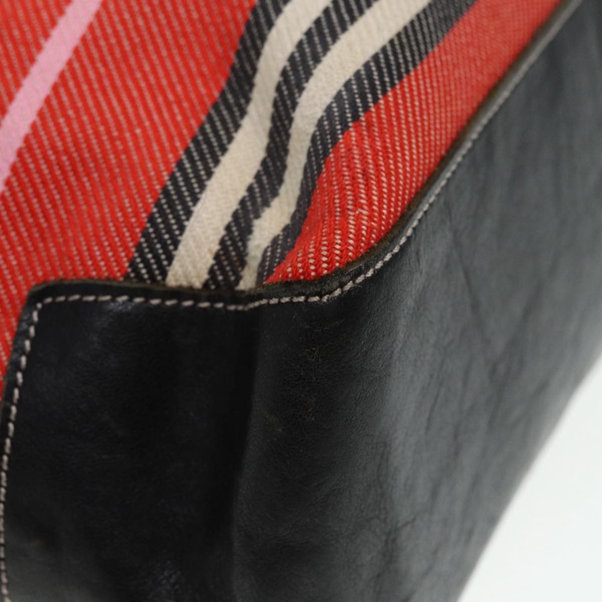 Burberry Red Canvas Tote Bag (Pre-Owned) Size ONE SIZE - 7 Thumbnail