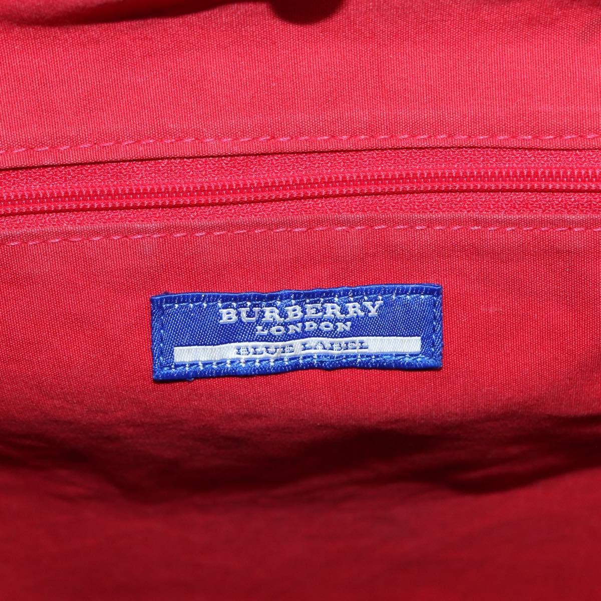 Burberry Red Canvas Tote Bag (Pre-Owned) Size ONE SIZE - 11 Thumbnail
