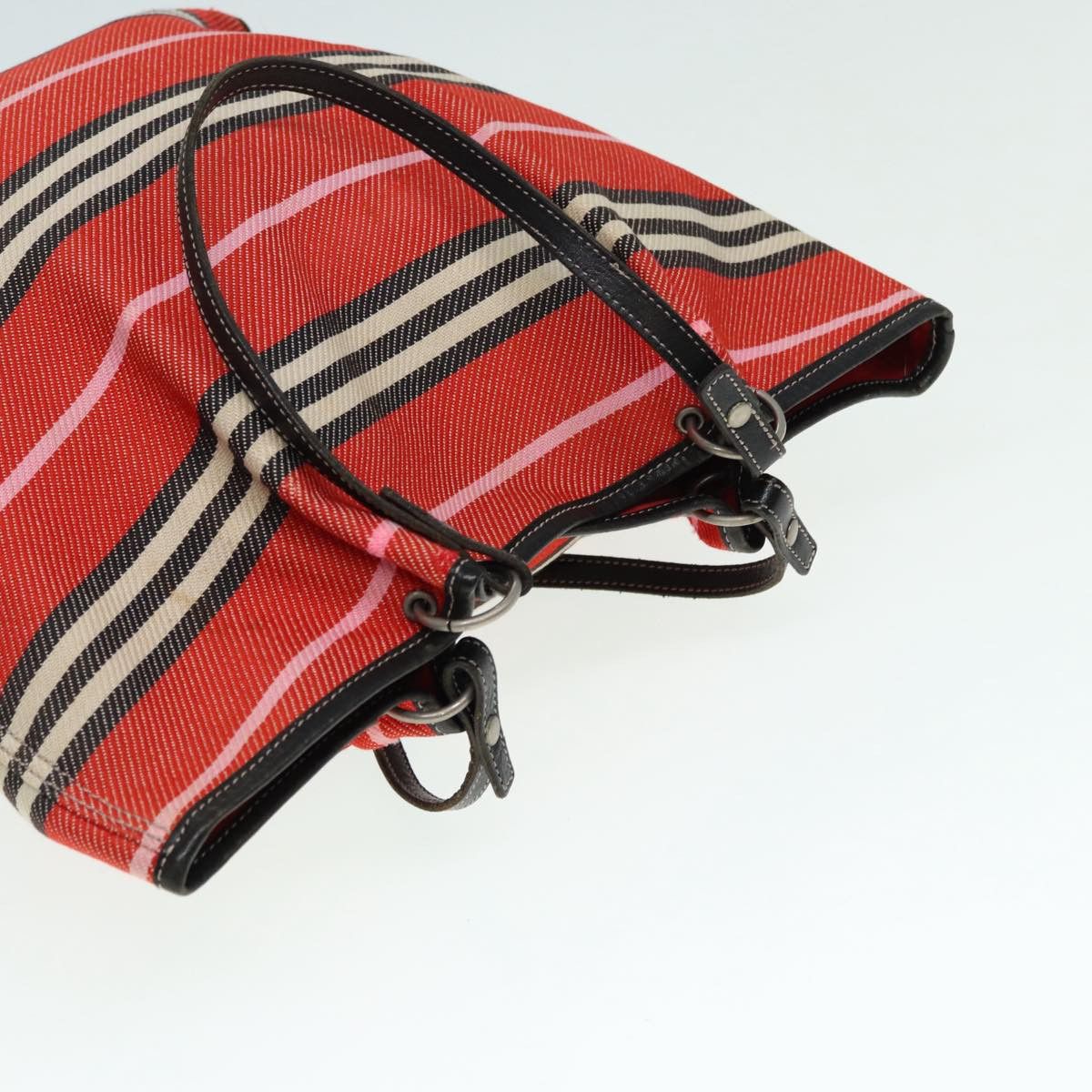 Burberry Red Canvas Tote Bag (Pre-Owned) Size ONE SIZE - 14 Thumbnail