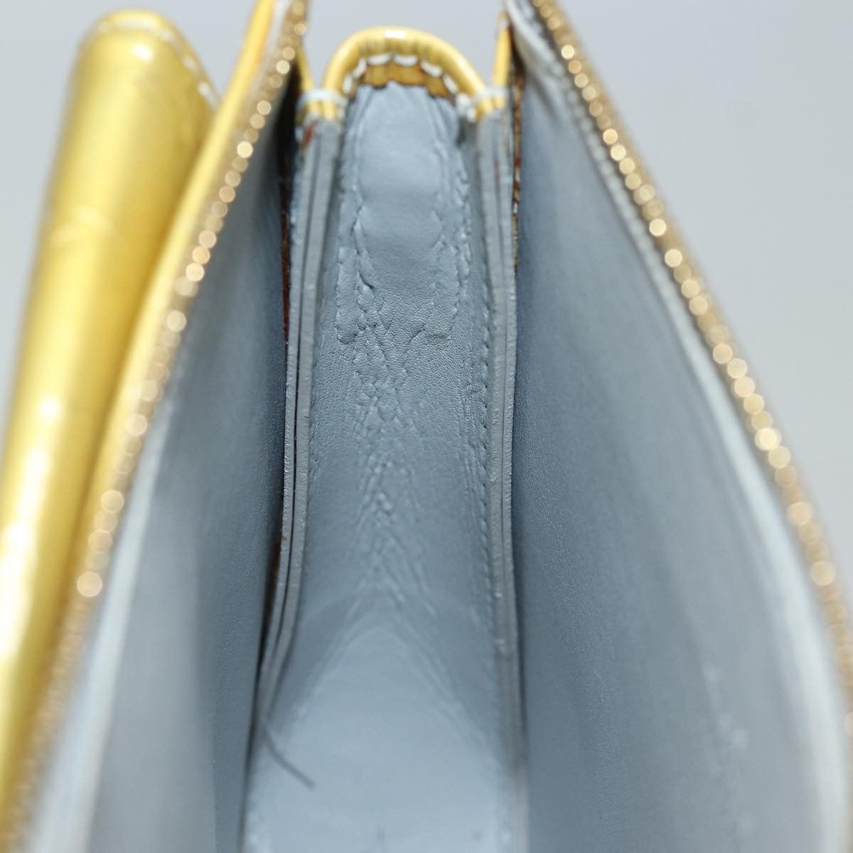 Louis Vuitton Mott Yellow Patent Leather Clutch Bag (Pre-Owned) Size ONE SIZE - 20 Thumbnail