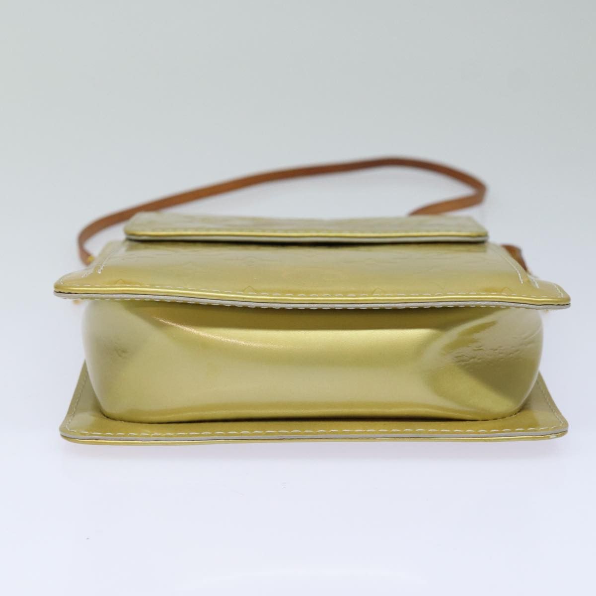 Louis Vuitton Mott Yellow Patent Leather Clutch Bag (Pre-Owned) Size ONE SIZE - 3 Thumbnail