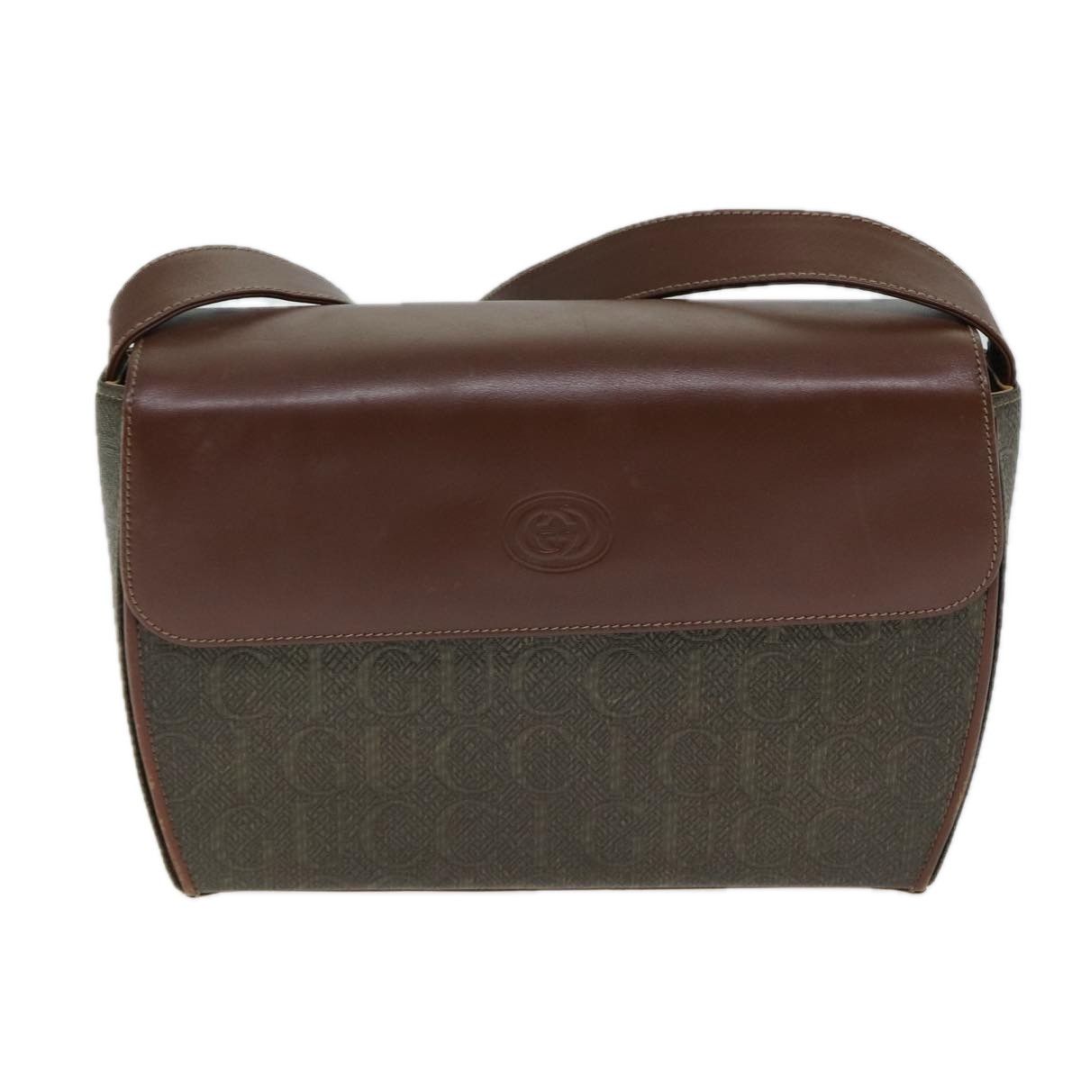Gucci Brown Canvas Shoulder Bag (Pre-Owned) Size ONE SIZE - 15 Thumbnail