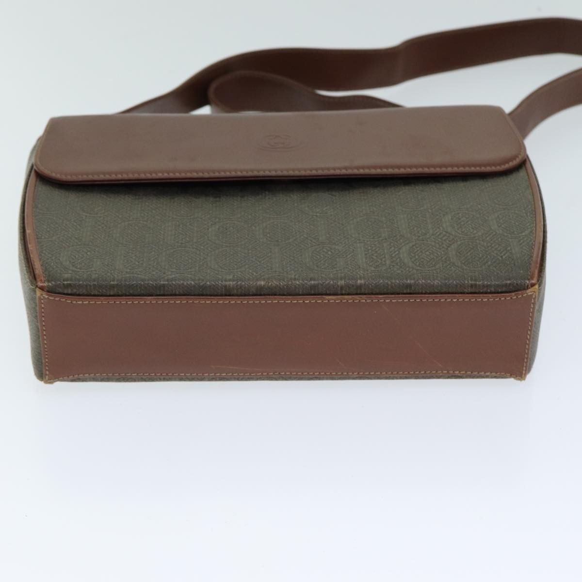 Gucci Brown Canvas Shoulder Bag (Pre-Owned) Size ONE SIZE - 3 Thumbnail