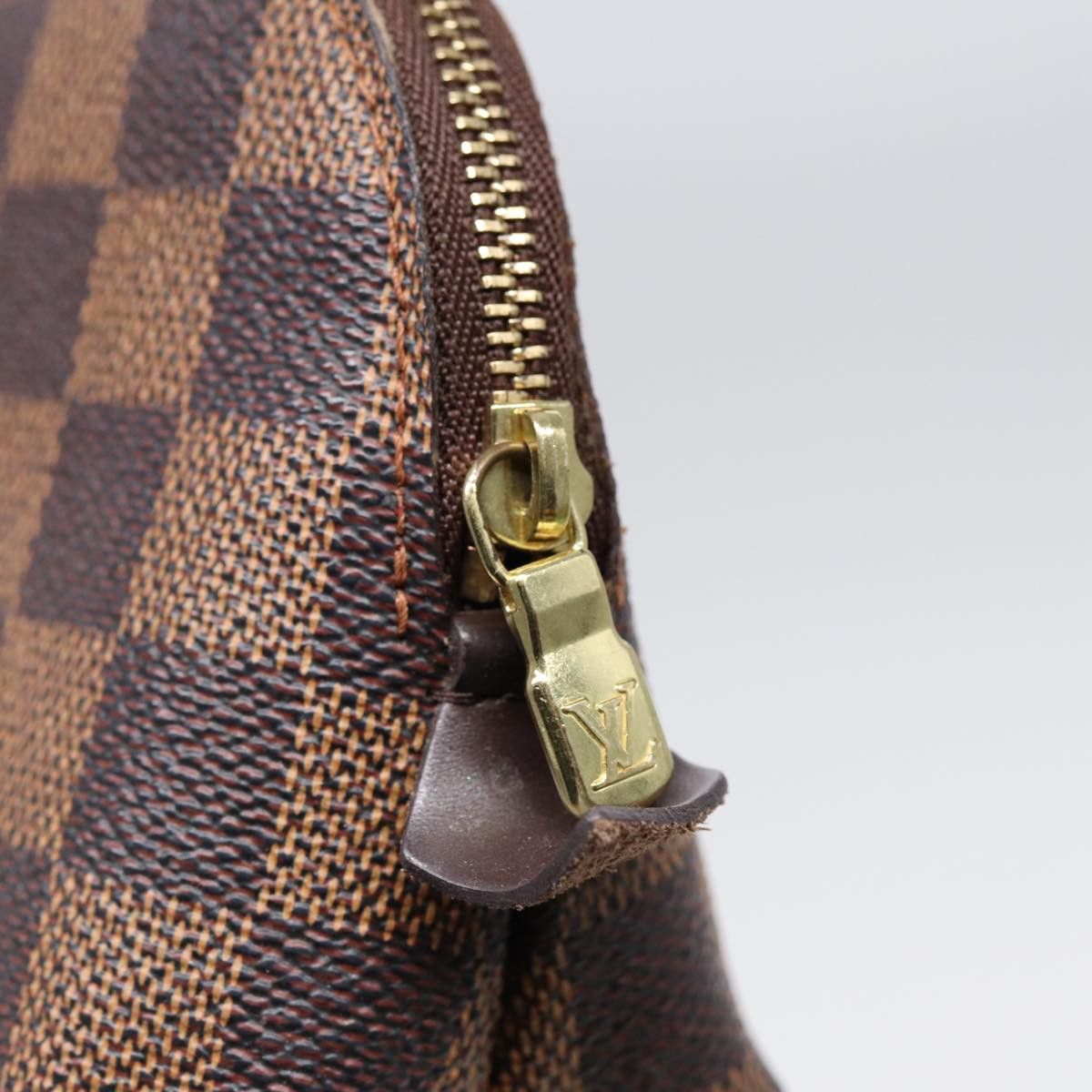 Louis Vuitton Trousse A Maquillage Brush Brown Canvas Clutch Bag Size ONE SIZE - 9 Thumbnail